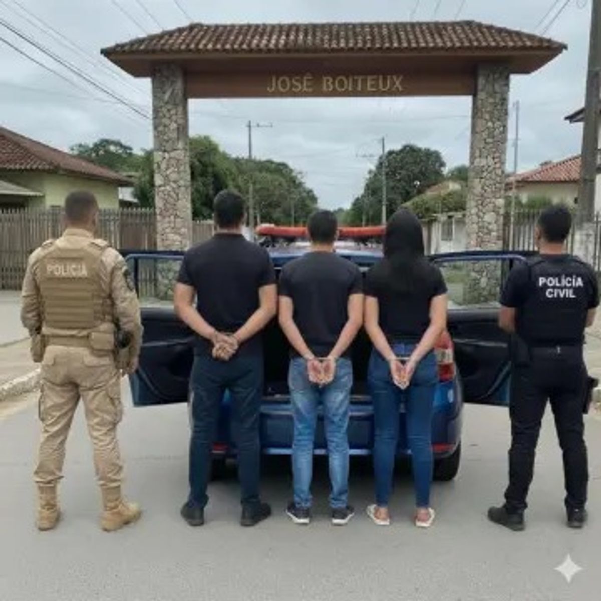 Três pessoas são presas por tráfico de drogas em ação conjunta em José Boiteux