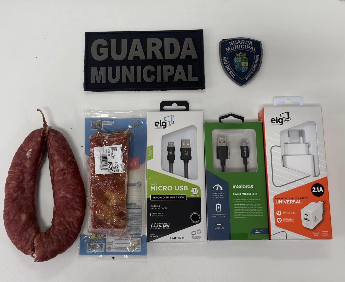 Homem é preso após cometer furtos em dois comércios em Rio do Sul