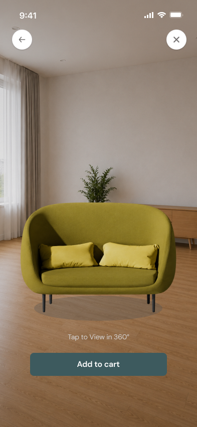 Original Mobilia Furniture placed in the room screen