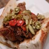 Combo Italian Beef and Sausage Sandwich