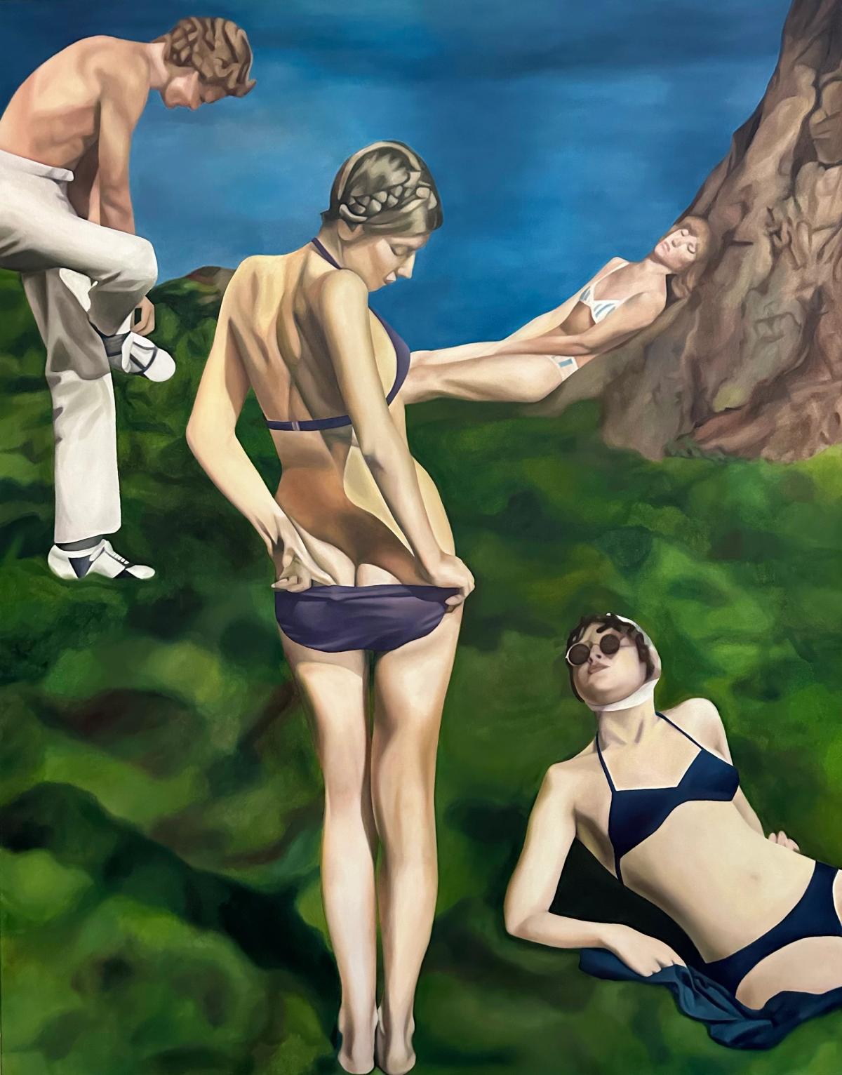 Bathers II — limited edition by Emilia Momen
