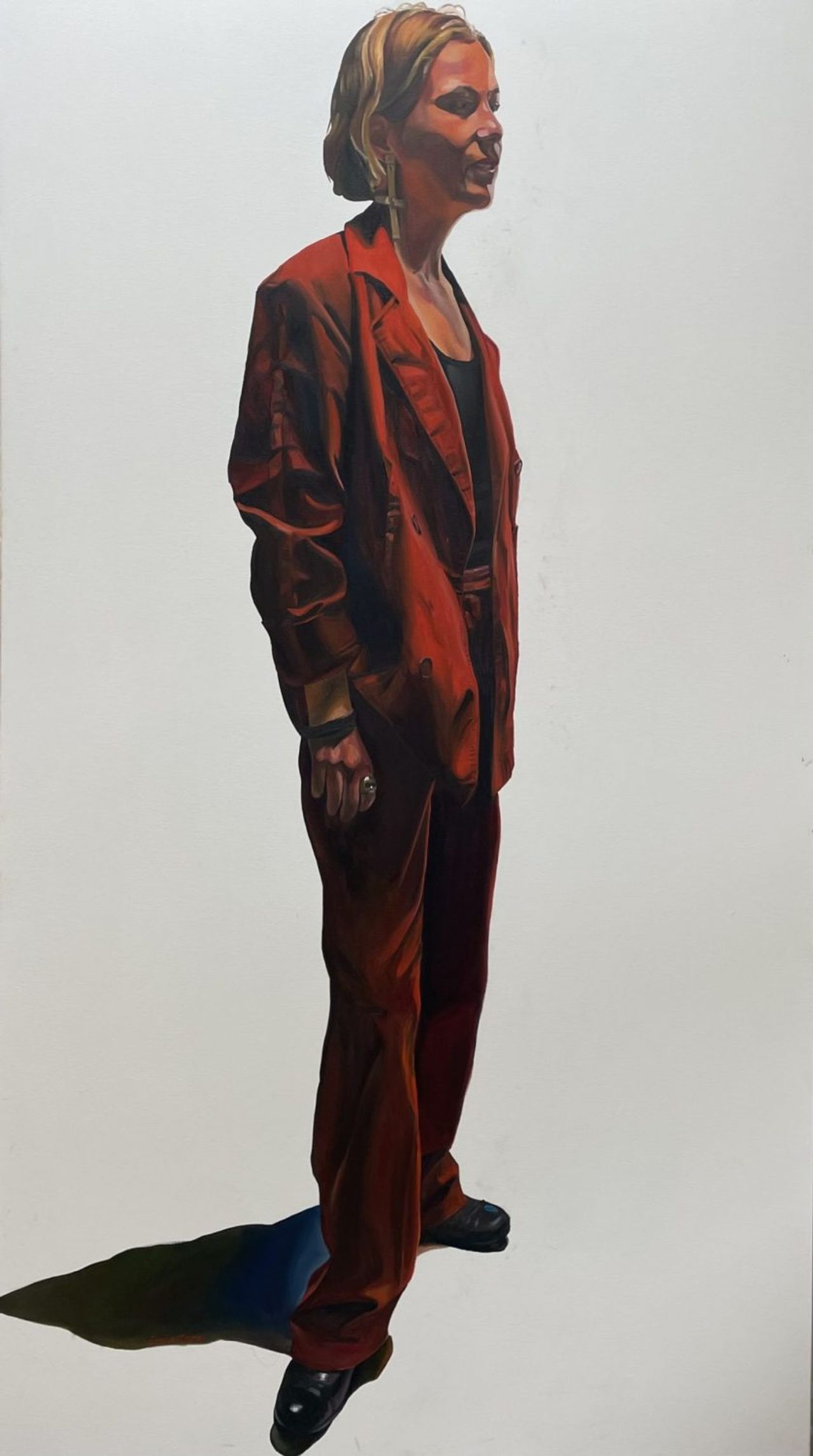 Alice's Velvet Suit — painting by Emilia Momen