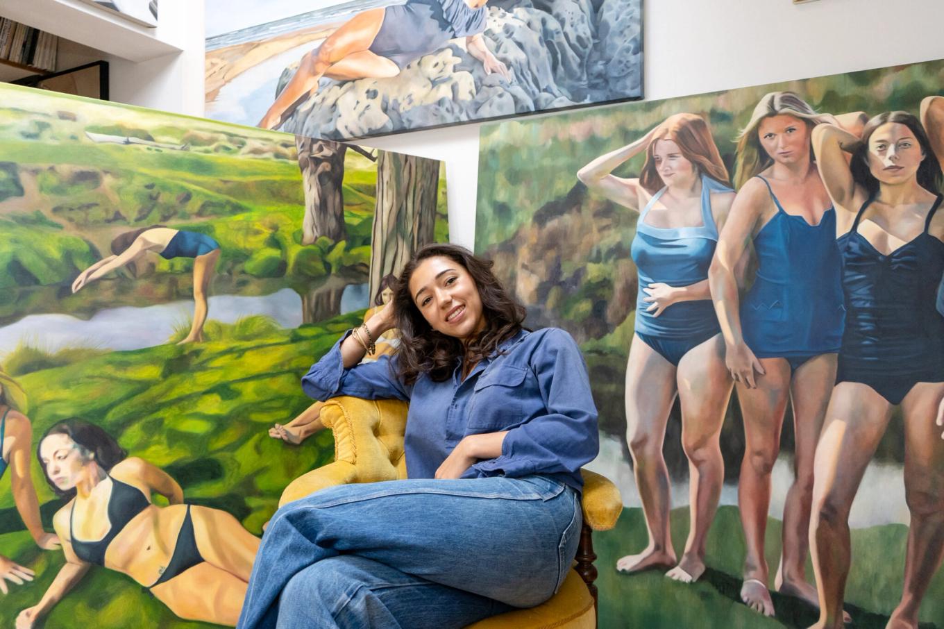 Emilia Momen Reclaims the Bather in new Exhibition