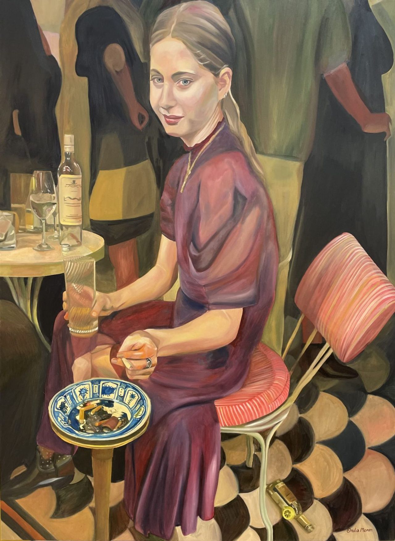 Lyra at 5 Hertford Street — painting by Emilia Momen