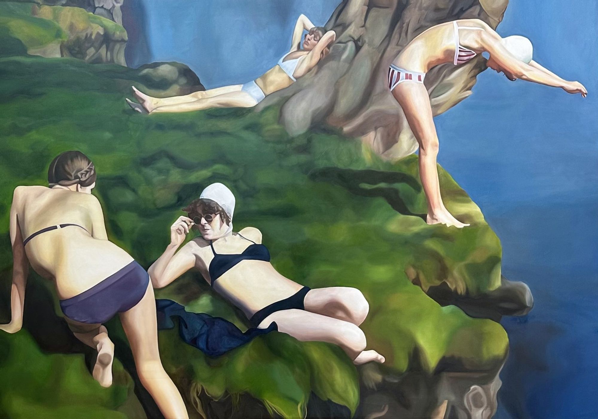 Bathers — painting by Emilia Momen