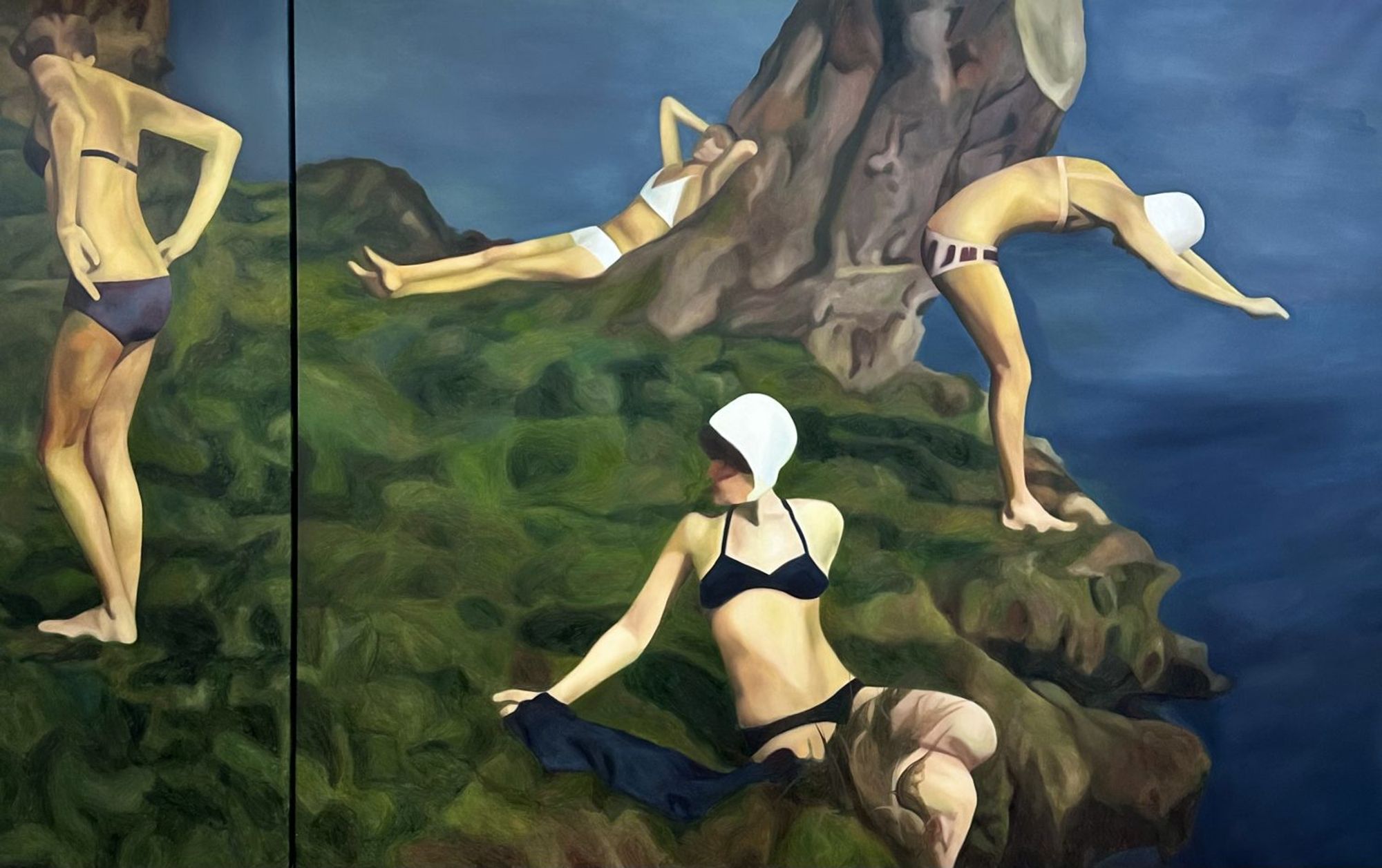Bathers III — painting by Emilia Momen