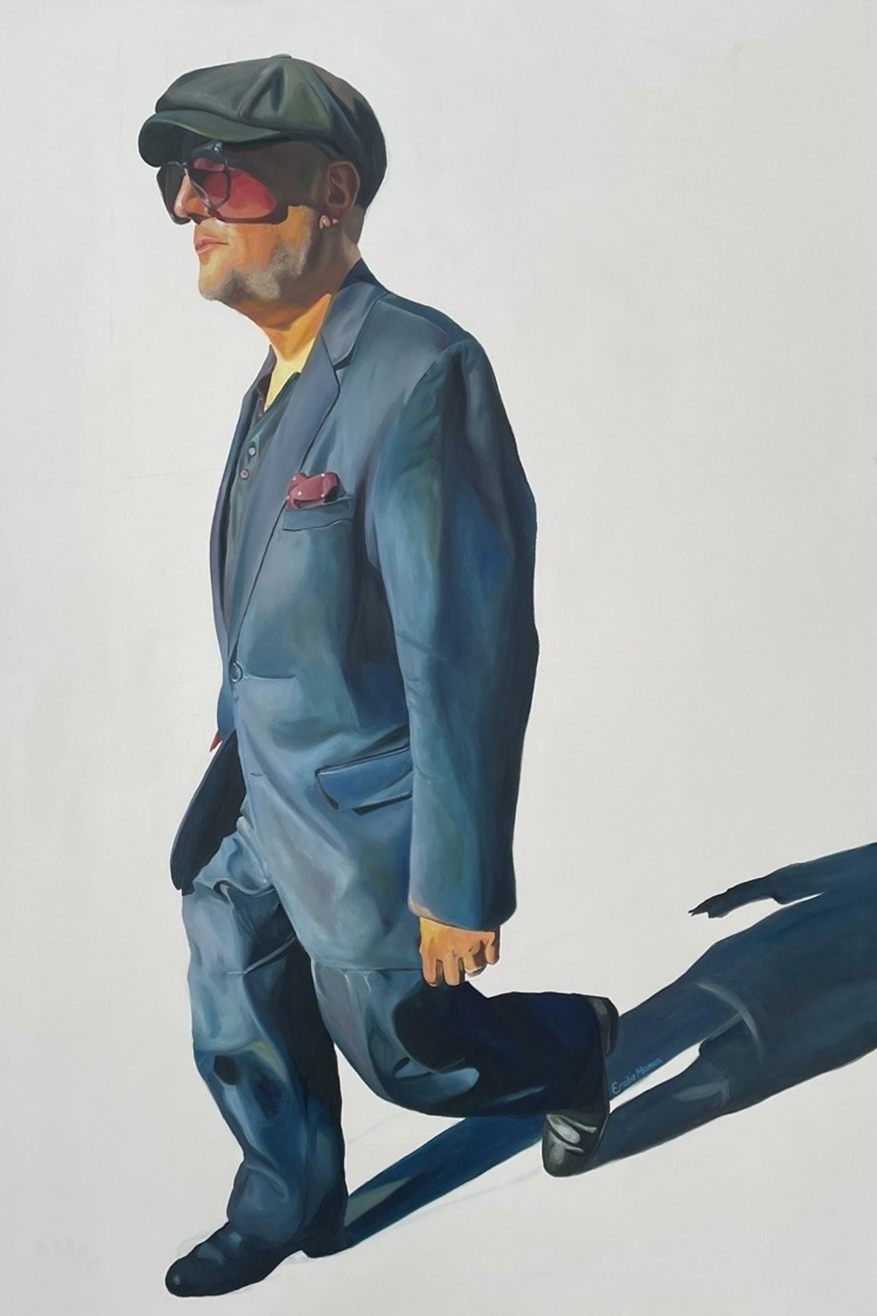 Cock n Bottle — painting by Emilia Momen