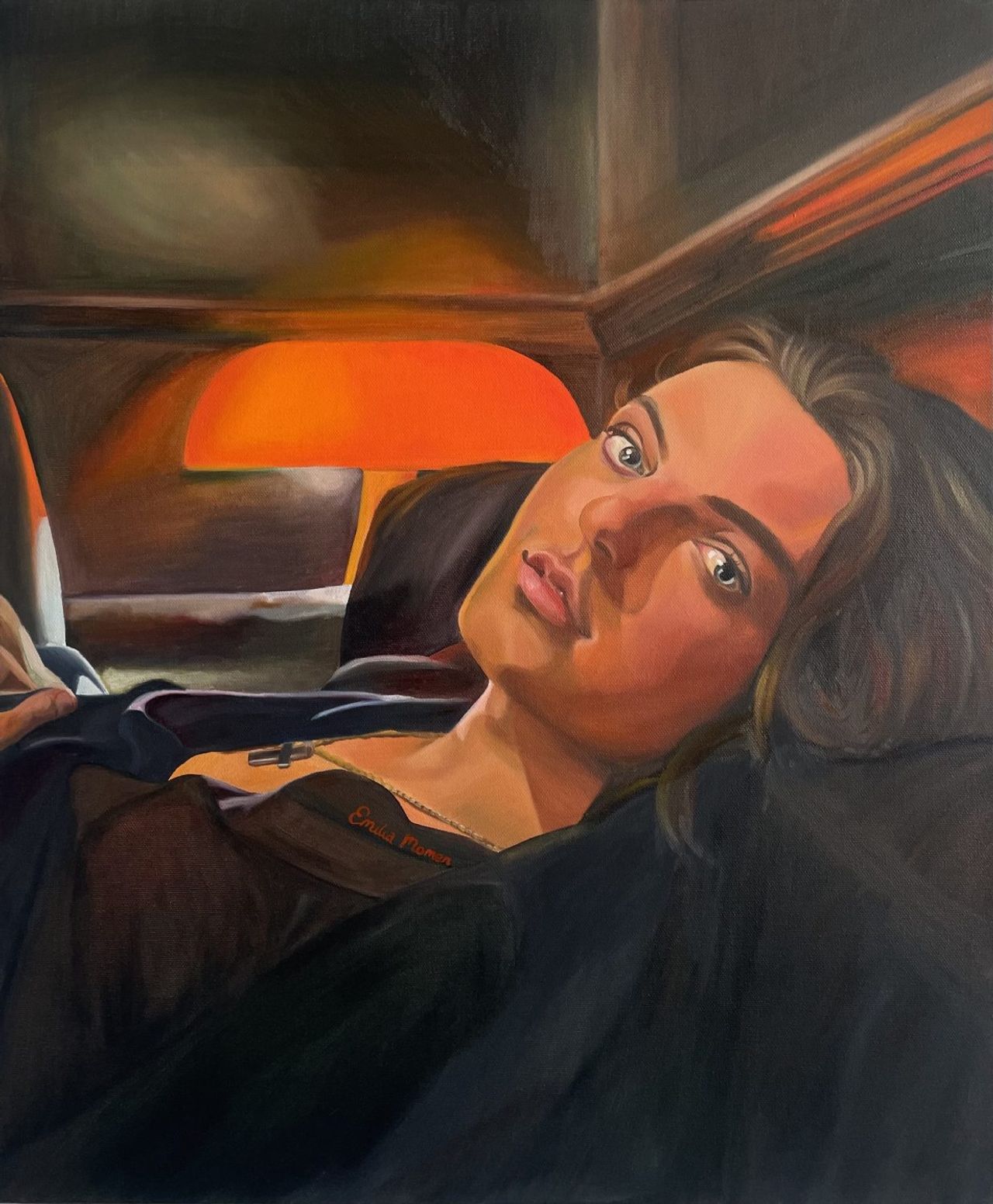Damian — painting by Emilia Momen