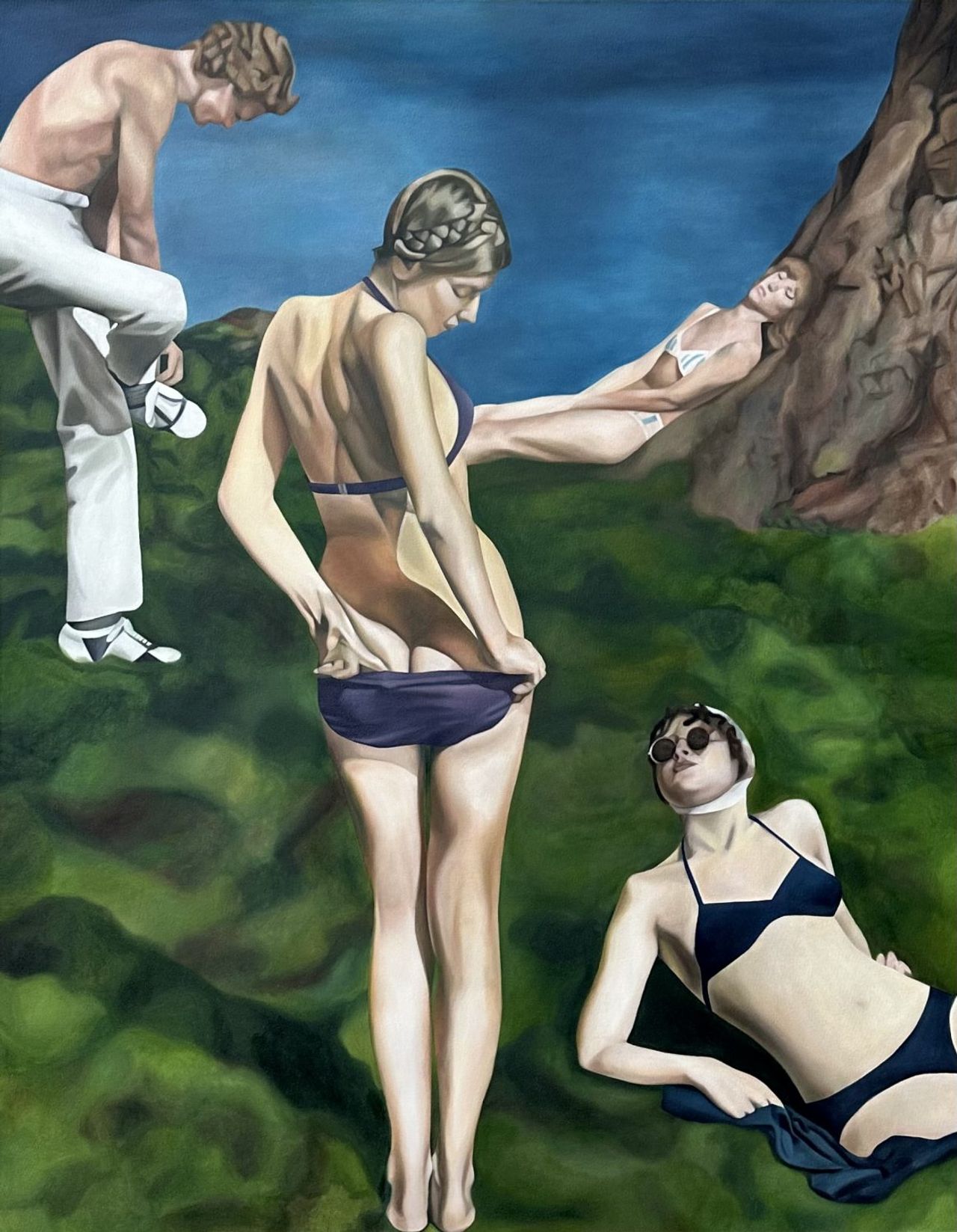 Bathers II — painting by Emilia Momen
