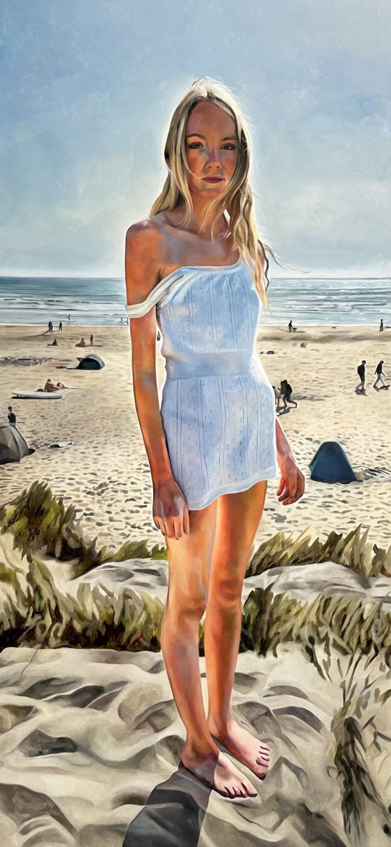 Bay, West Wittering — painting by Emilia Momen