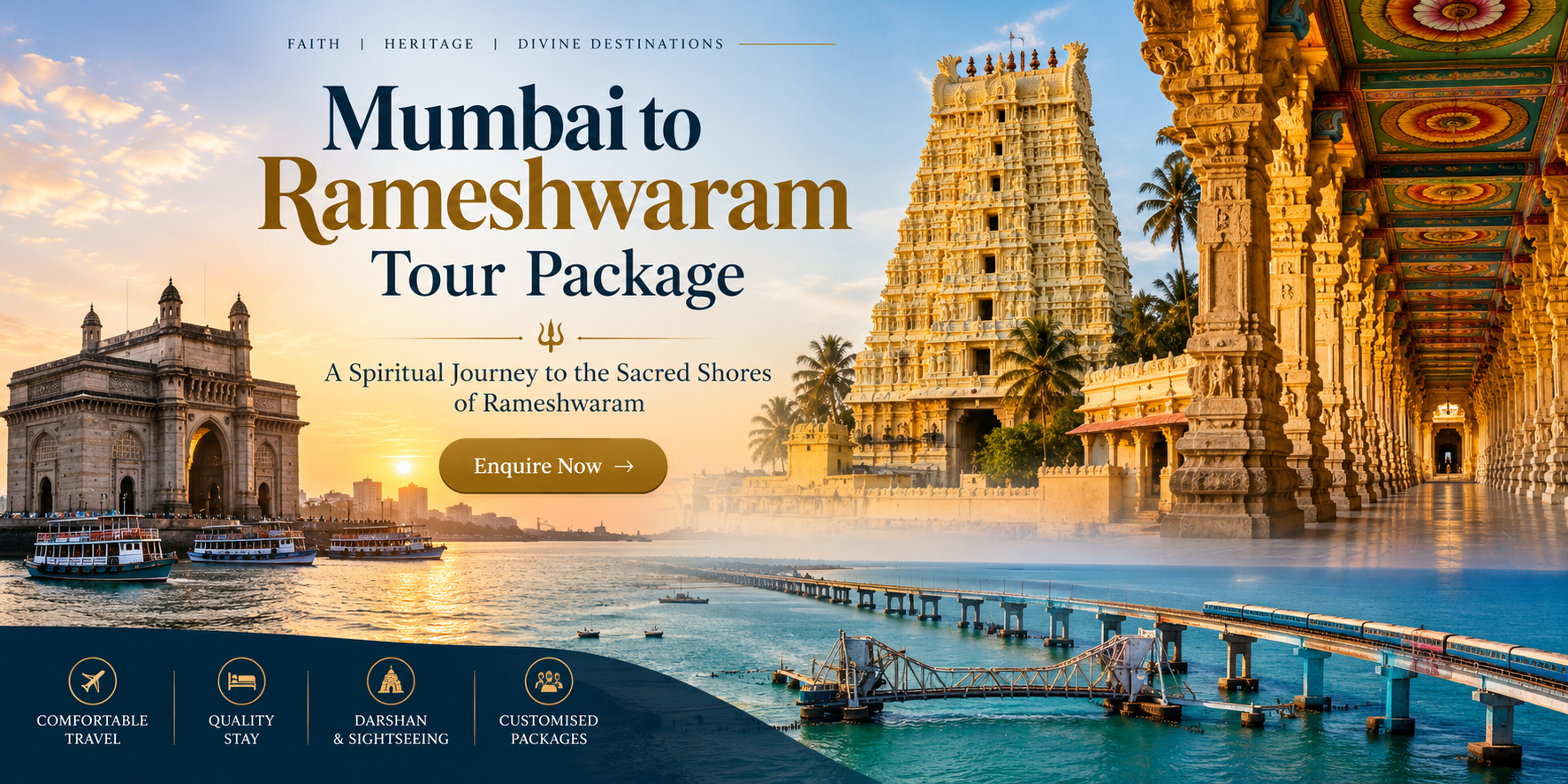 mumbai to rameshwaram tour package