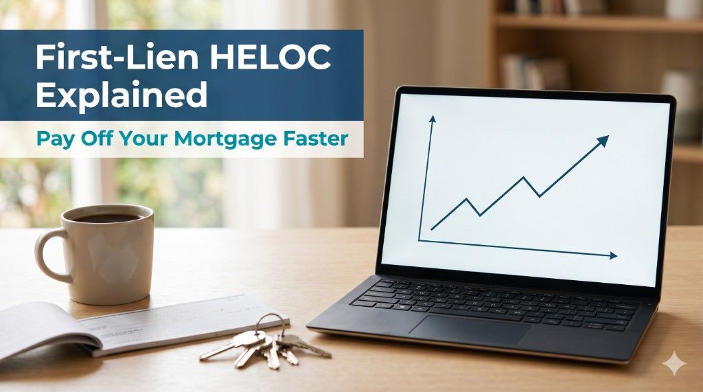 Featured image for What Is a First-Lien HELOC? How the Wealth Builder Loan Pays Off Your Mortgage Faster