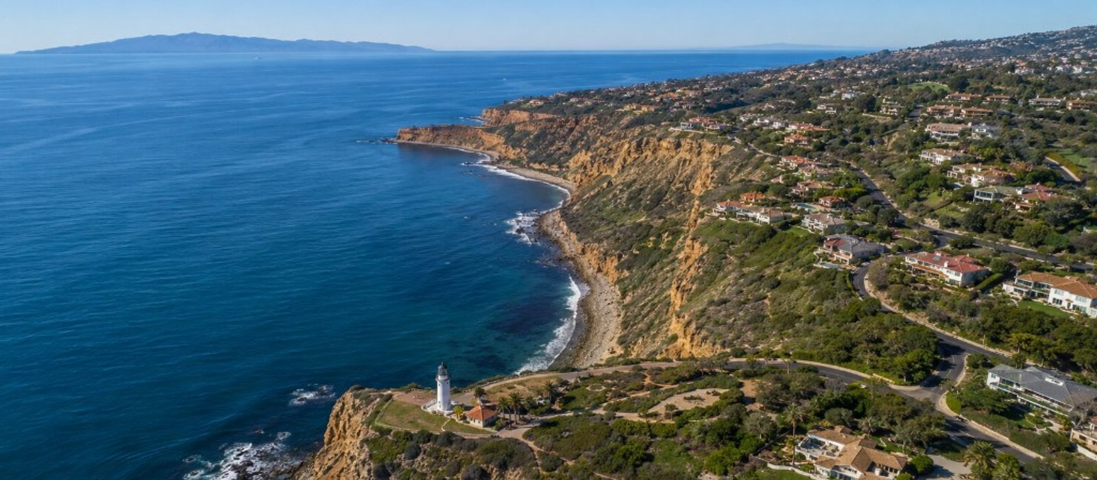 Aerial view of Rancho Palos Verdes, CA