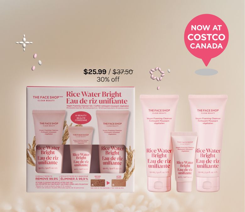 Costco CA Exclusive: Rice Water Bright Foaming Cleanser Bundle