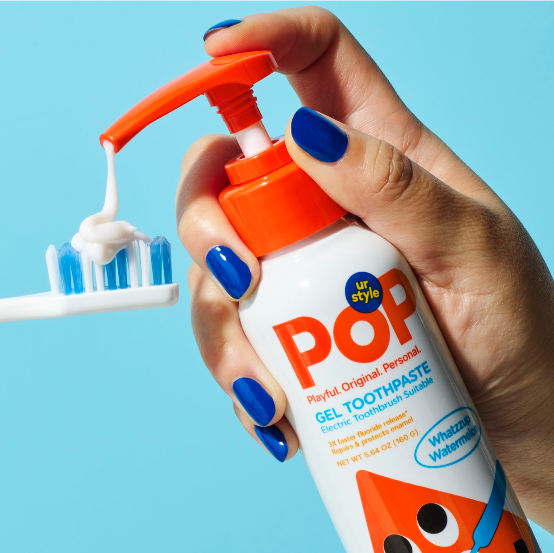 Kids Gel Whatzzup Watermelon Toothpaste - POP | LG beauty