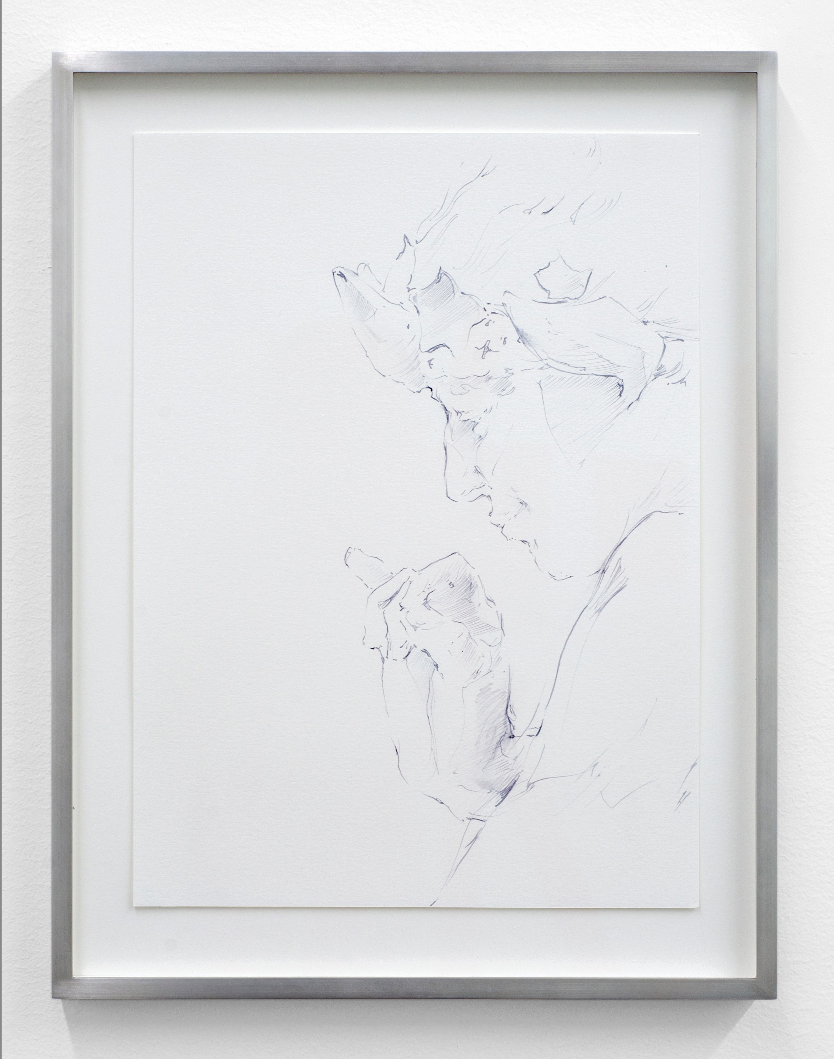 Untitled (Pan with Bear Cubs 1) (2019)
Ink on paper. 14.4 x 11 in (36.5 x 28 cm) Framed