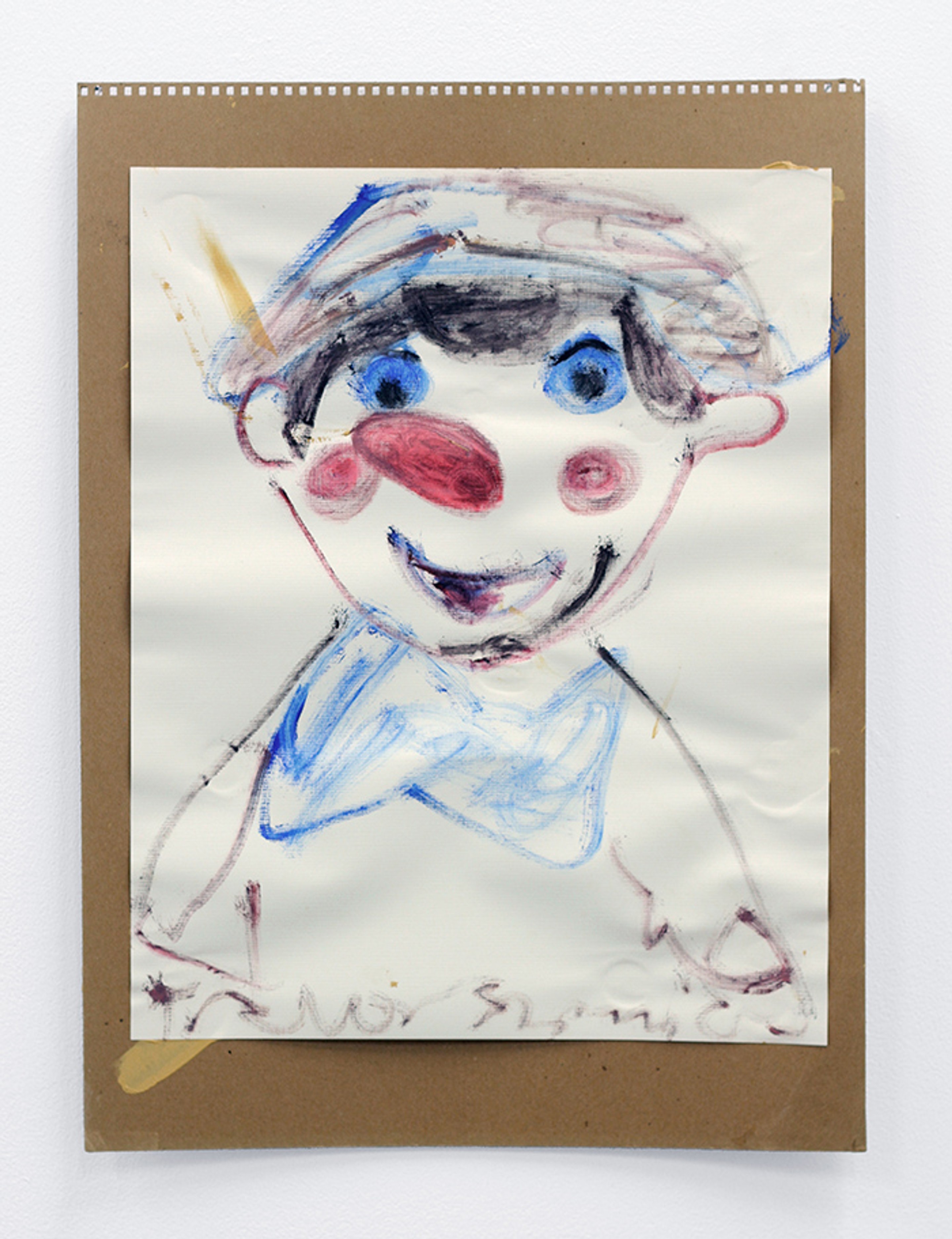 Trevor Shimizu, Pinocchio (2015). Oil on canvas paper on cardboard