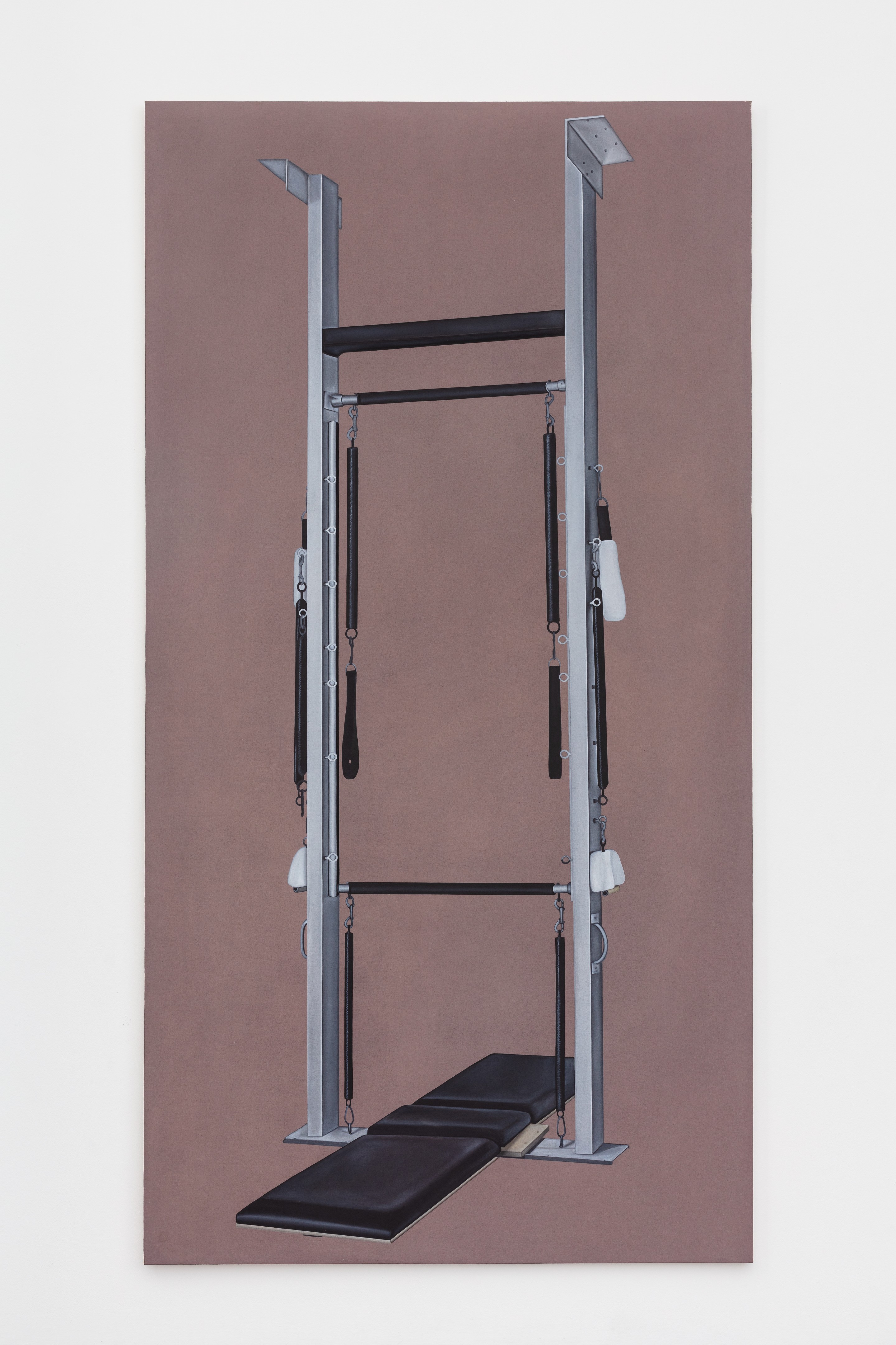 Guillotine (2021)

Oil on canvas on Styrofoam

90.5h x 47.25w inches (230h x 120w cm)