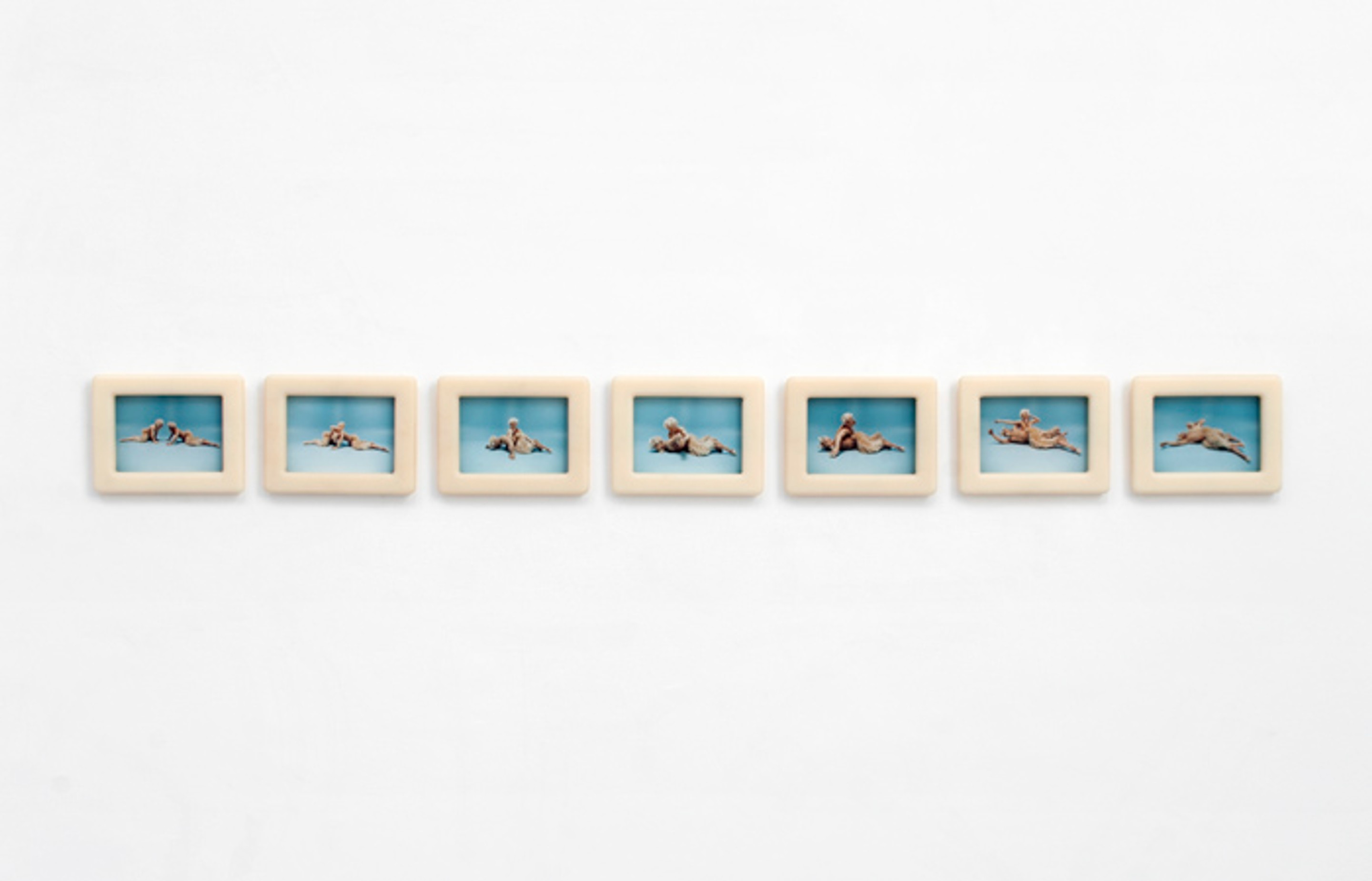 Matthew Barney, Drawing Restraint 7 (Guillotine) (1993), C-prints and resin (set of seven).