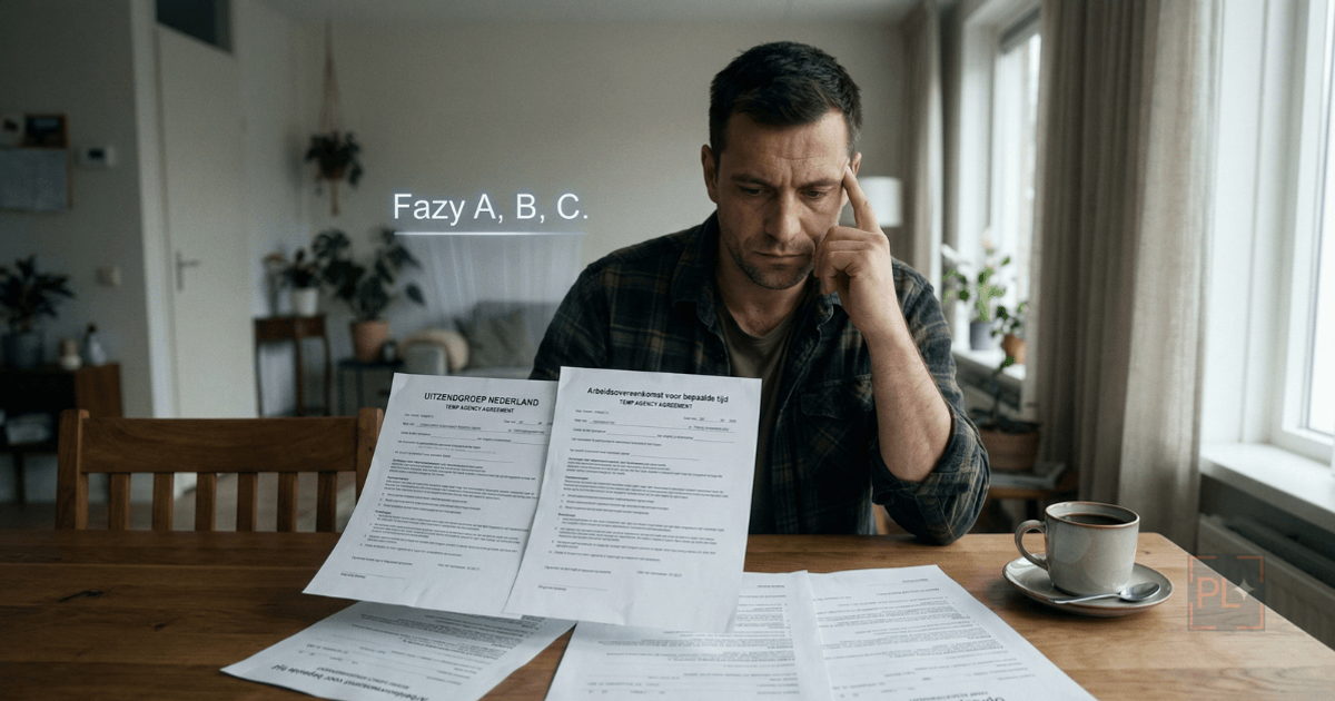 Fazy zatrudnienia w Holandii (A, B, C): Kompletny przewodnik po umowach agencyjnych