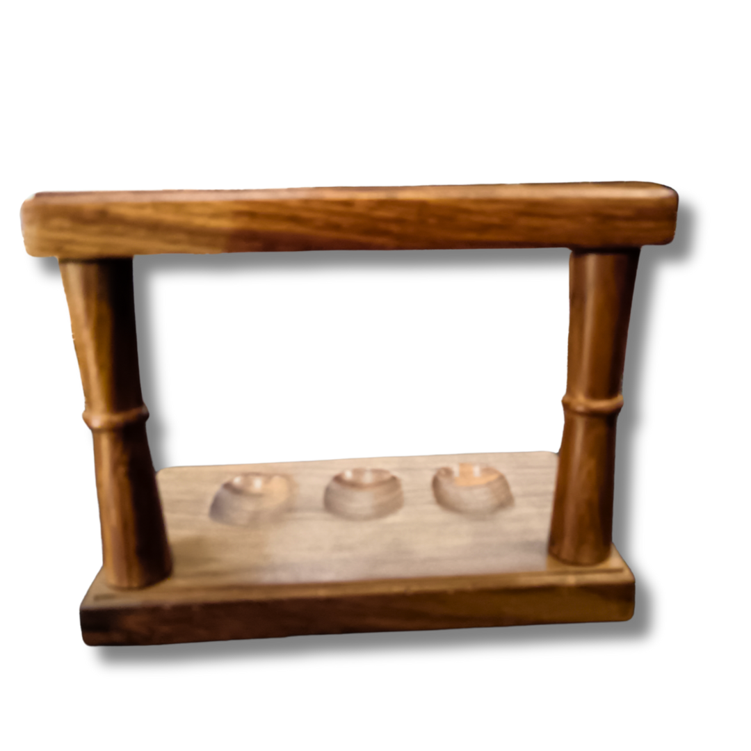 Pipe Stand Wood 3 SP-81
