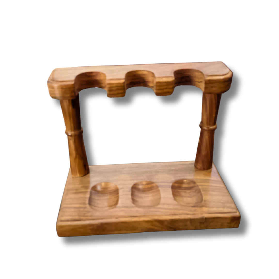 Pipe Stand Wood 3 SP-81