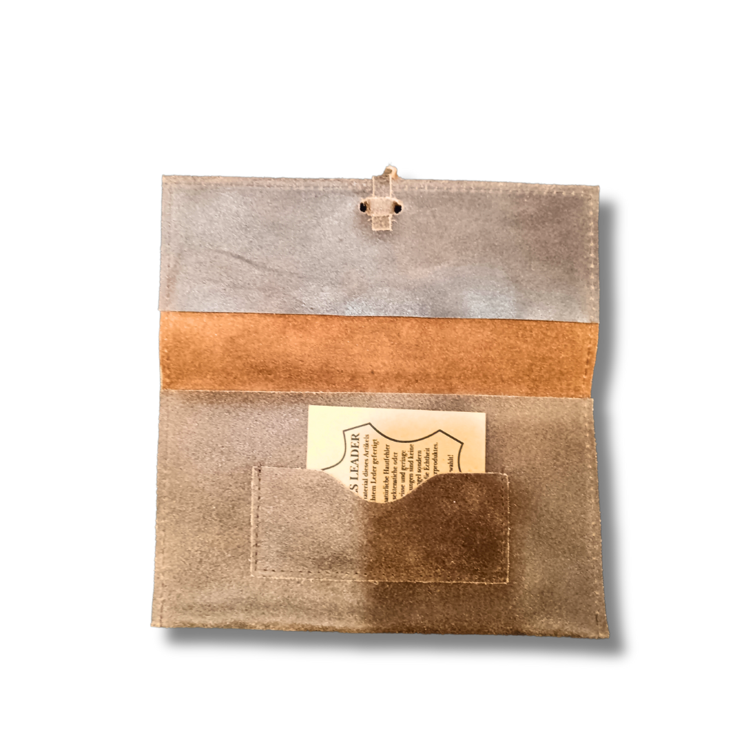 Roll-Up suede leather Brown