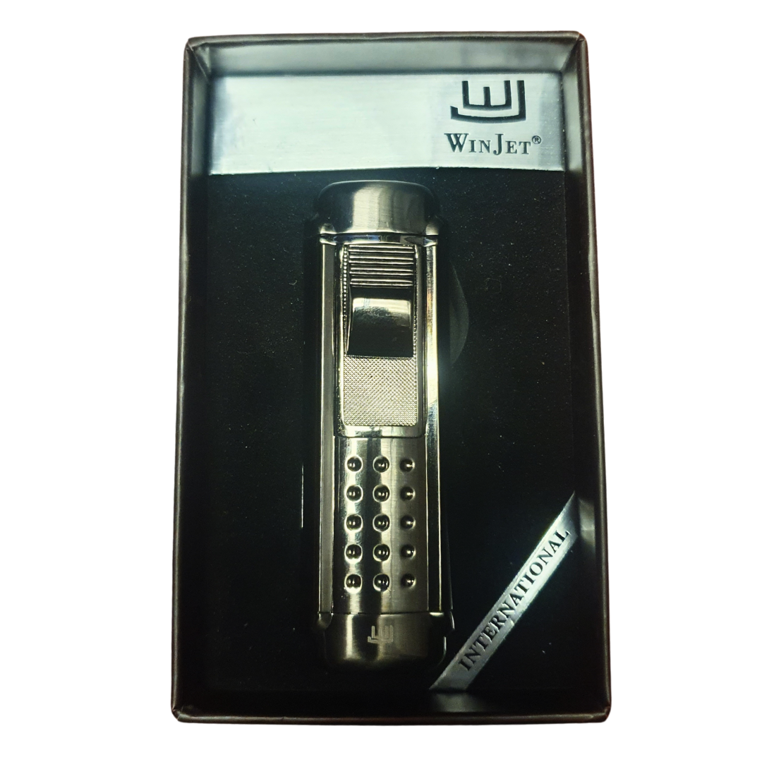 Cigar Lighter Quad w/Punch Gunmetal