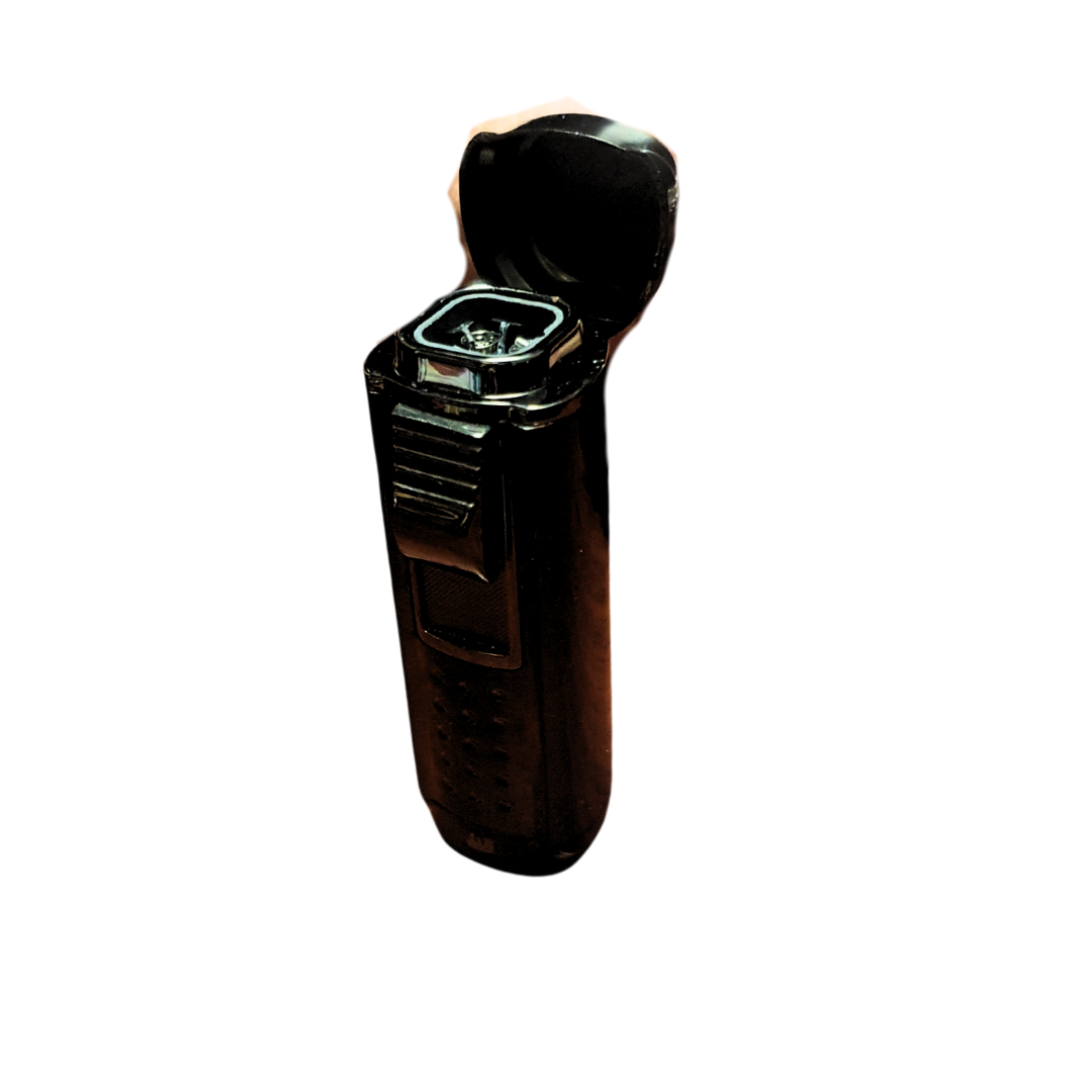 Cigar Lighter Quad w/Punch Gunmetal
