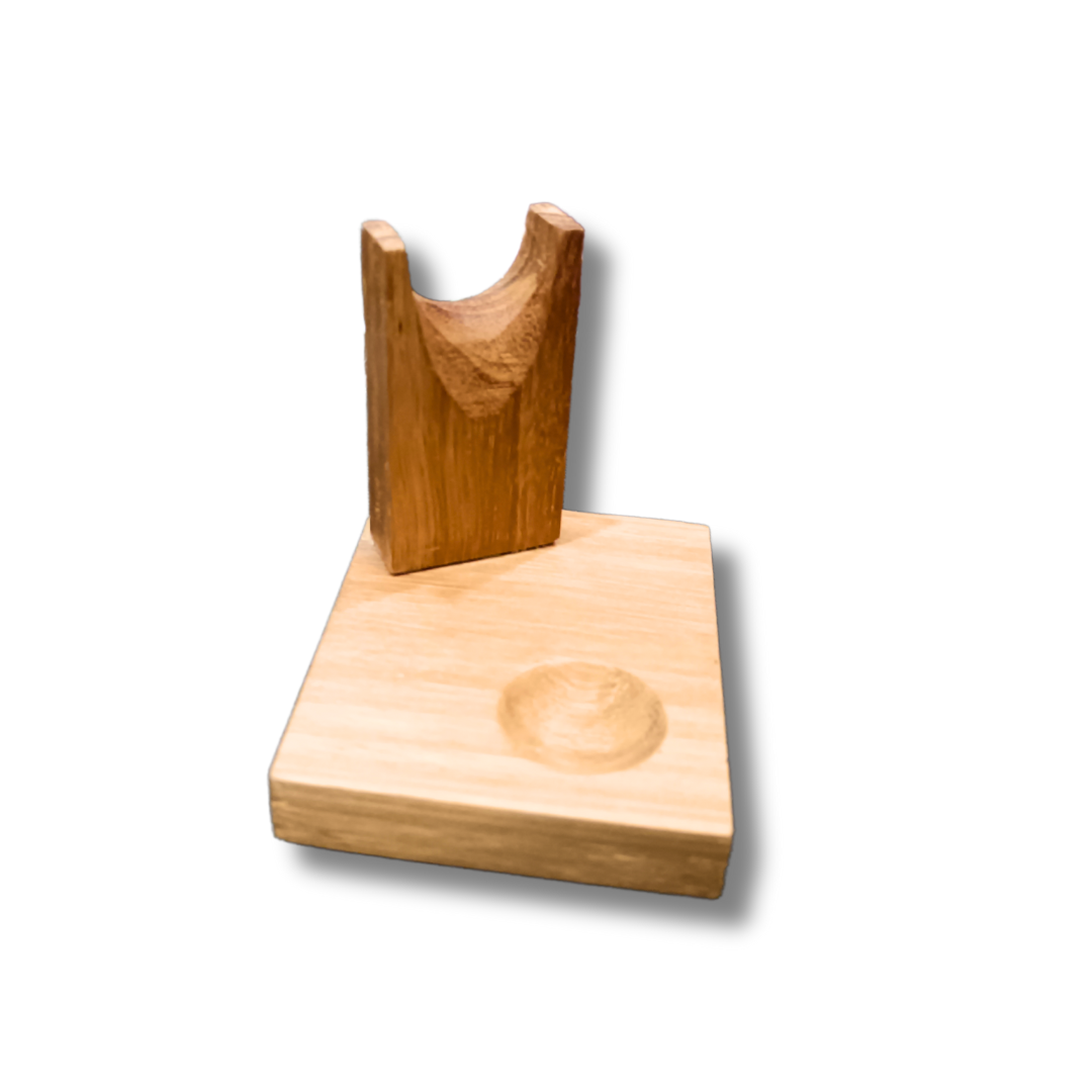 Single Pipe Stand Wood