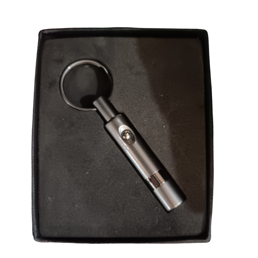 Angelo Cigar Punch - Gun Metal Ejector