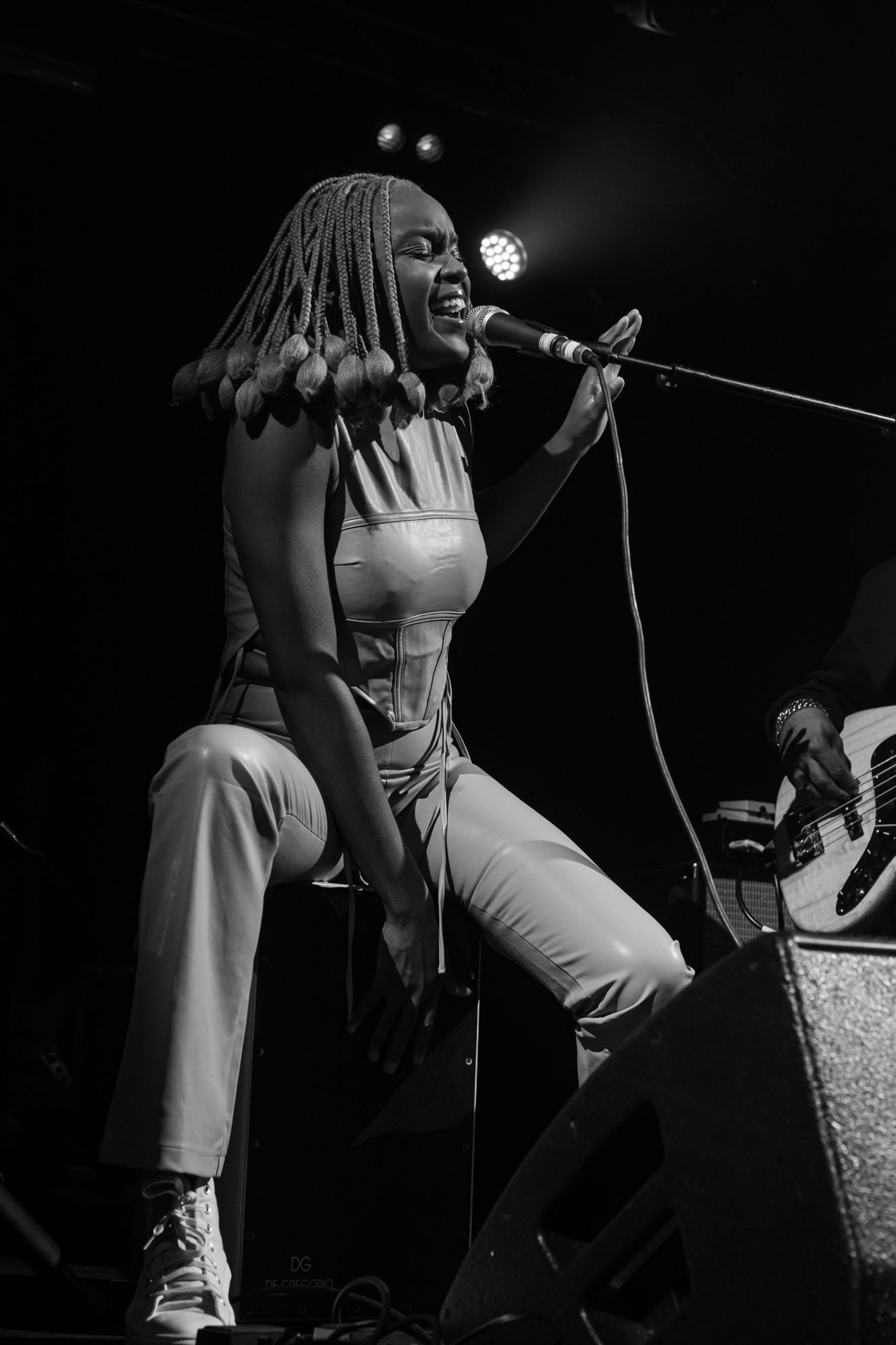 London, United Kingdom. October 3, 2021. Falana performs live on stage at Electric Brixton. Photographed by Michael Tubes