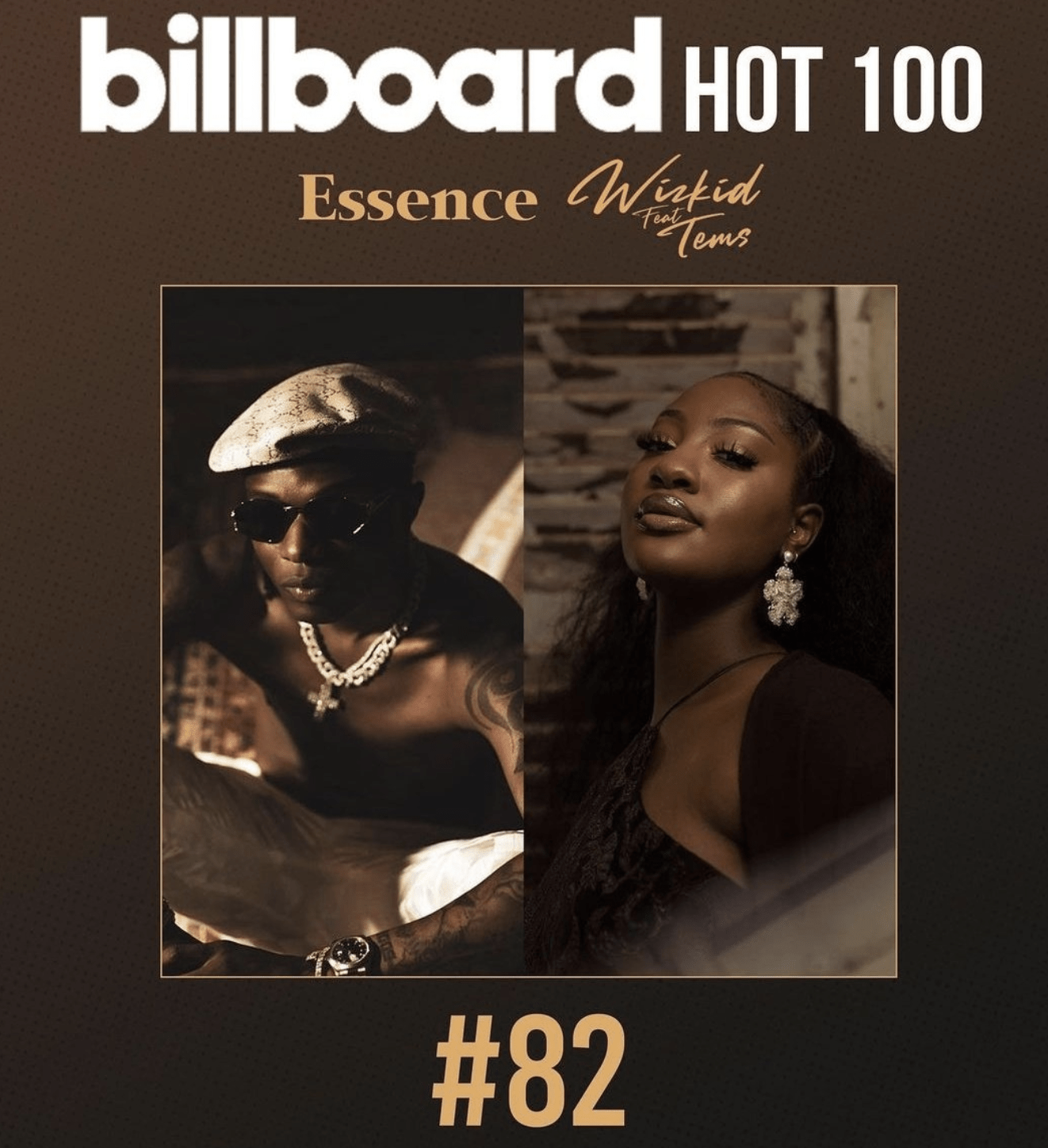 Wizkid’s ‘Essence’ chart on the Billboard Hot 100