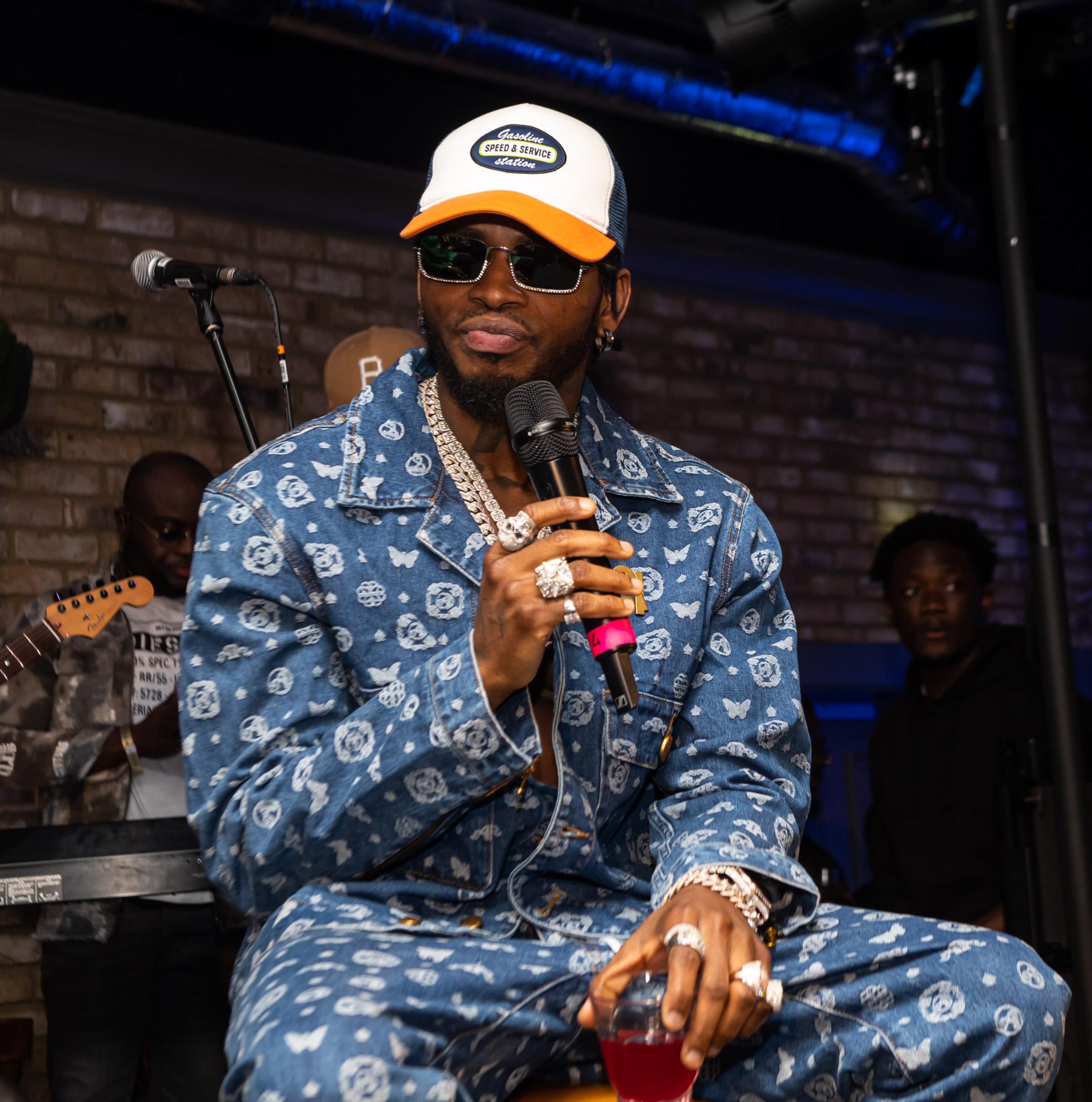 London, UK. 19th April 2022. Diamond Platnumz FOA Album Listening Party UK at Modrian Shoreditch. Photographed by Michael Tubes