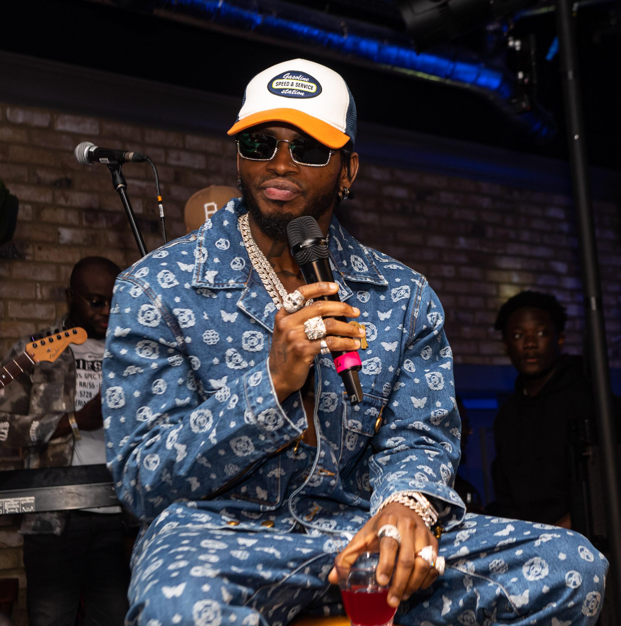London, UK. 19th April 2022. Diamond Platnumz FOA Album Listening Party UK at Modrian Shoreditch. Photographed by Michael Tubes