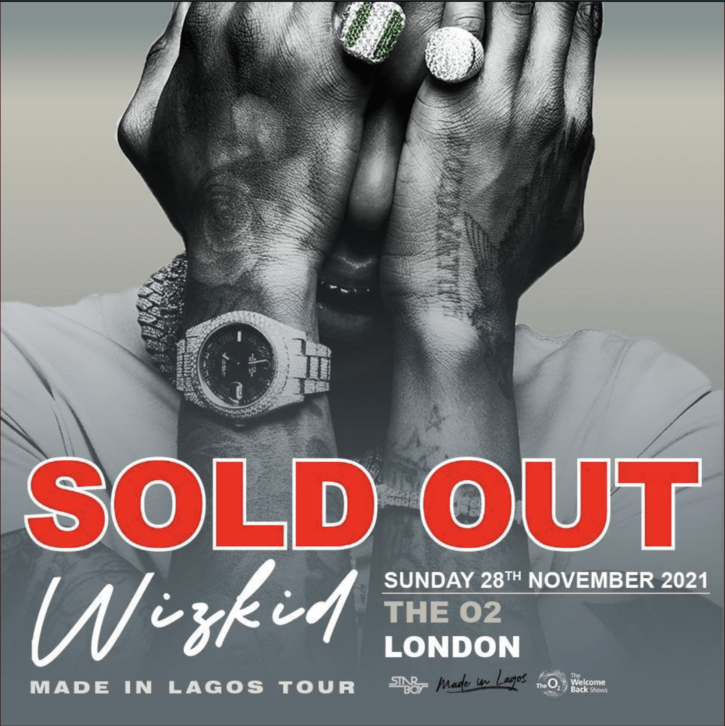 Wizkid makes history again - Made in Lagos SOLD OUT in 12 minutes