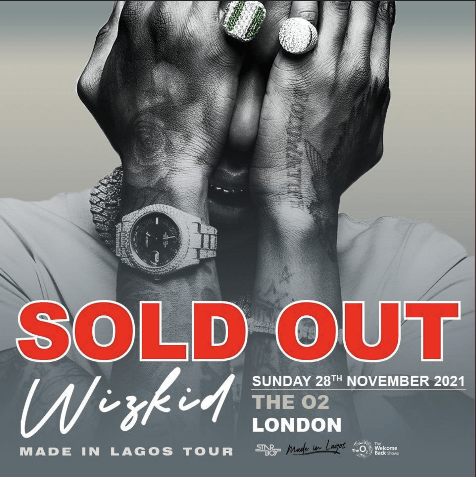 Wizkid makes history again - Made in Lagos SOLD OUT in 12 minutes