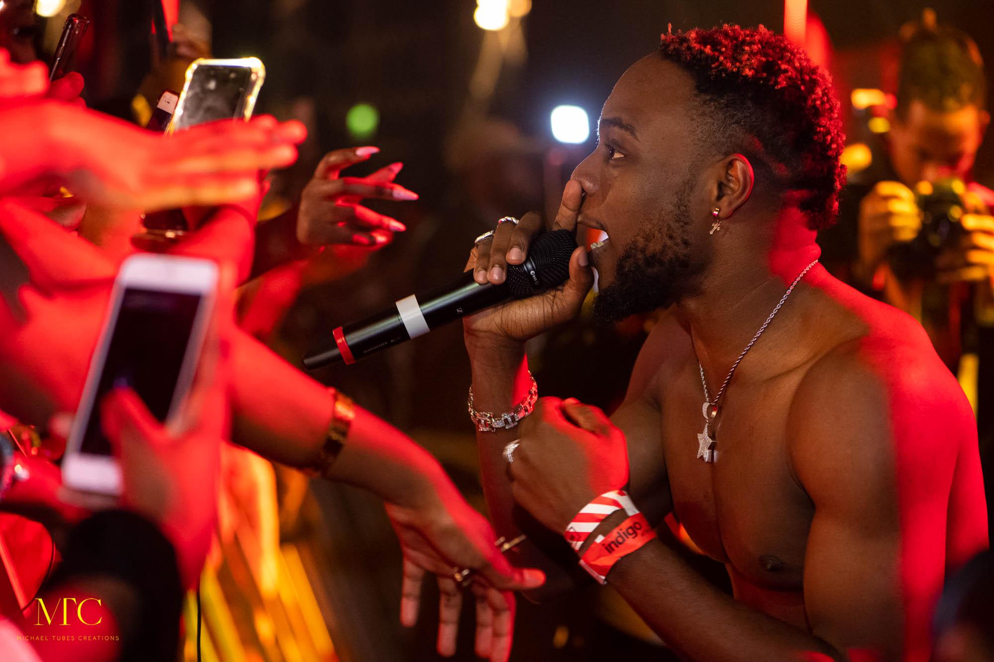 London, United Kingdom. 18th November 2019. L.A.X performing live during Mayrokun’s first UK solo concert at Indigo at The O2. Photographed by Michael Tubes