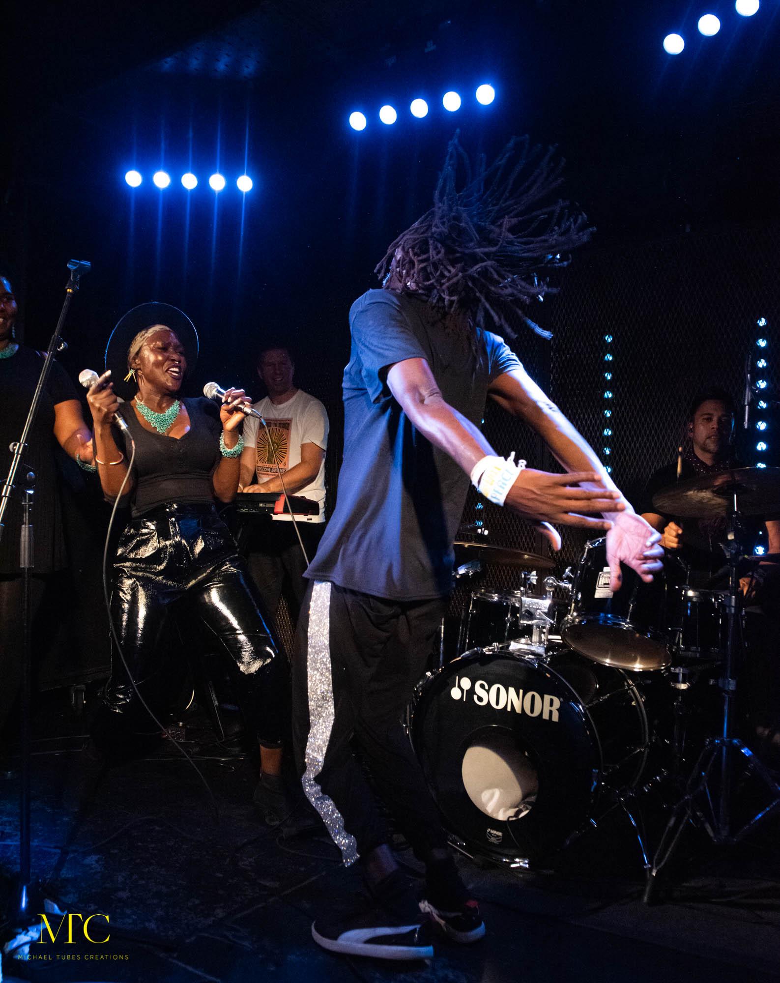 London, United Kingdom. 22nd November 2019. Emanuel Jal performing live at Camden Assembly. Photographed by Michael Tubes