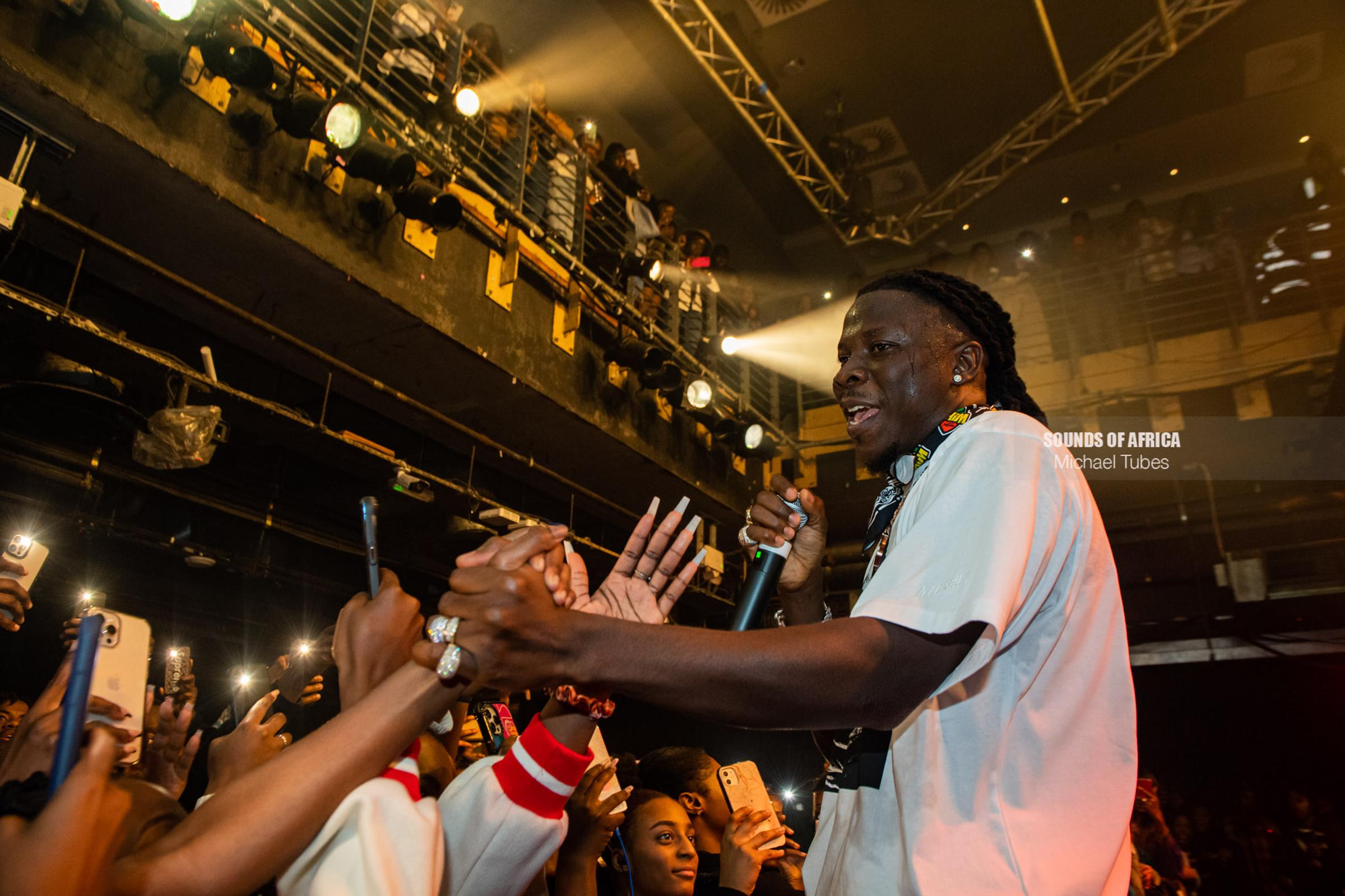 London, UK. 22nd November 2021. Stonebwoy performing at his First Headline Concert at Islington Academy. Photographed by Michael Tubes