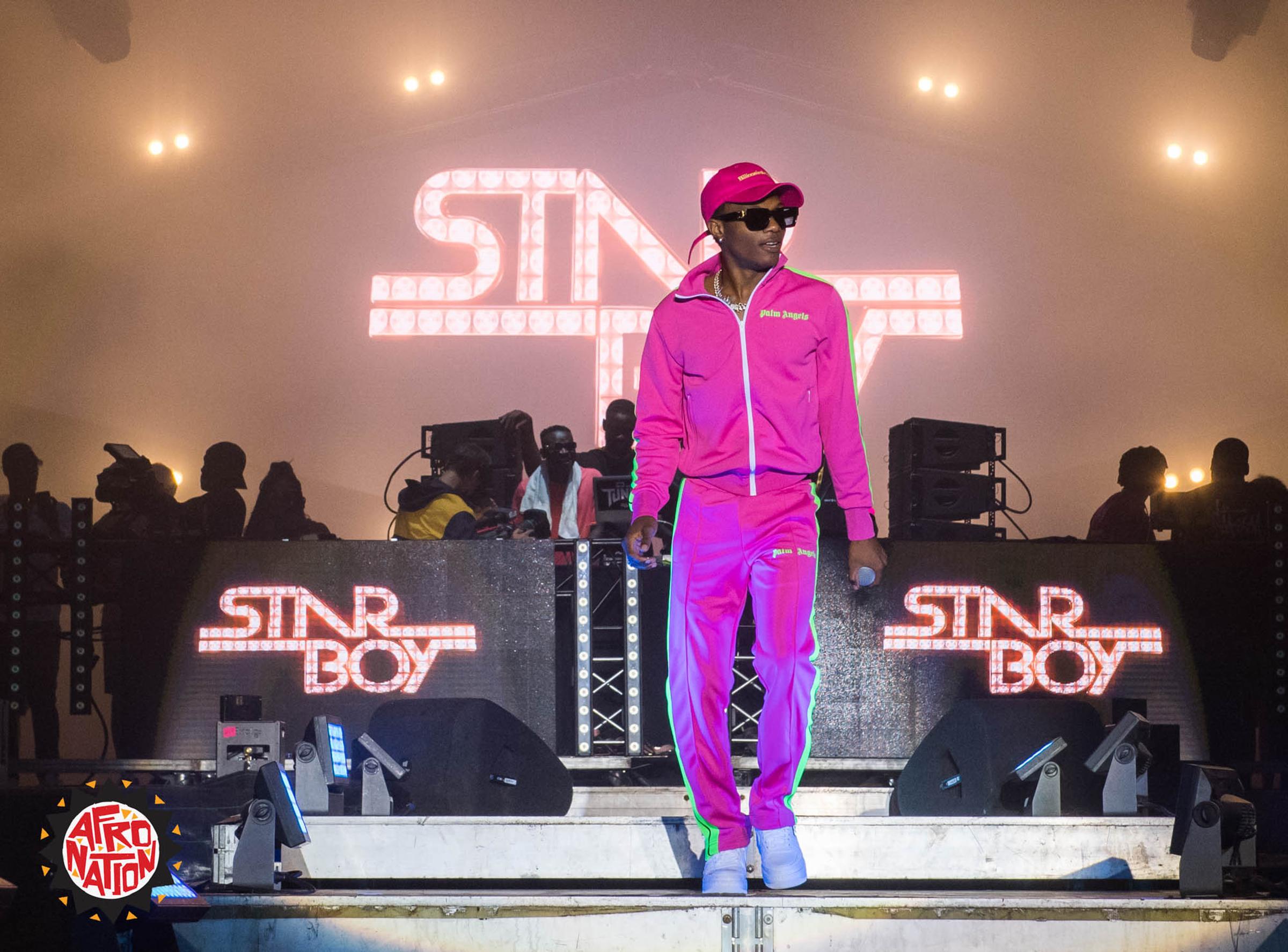 Portimao, Portugal. 5th August 2019. Wizkid performing live at Afronation Festival Day4. Photographed by Michael Tubes.