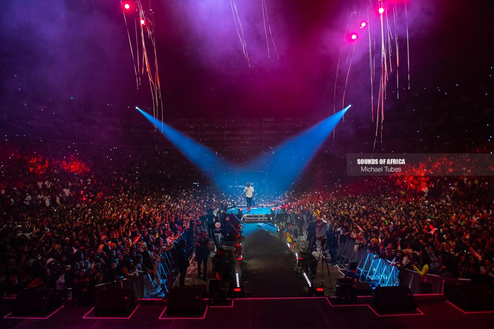 London, UK. 27th January, 2019. Davido performing live at The 02 Arena. Photographed Michael Tubes.