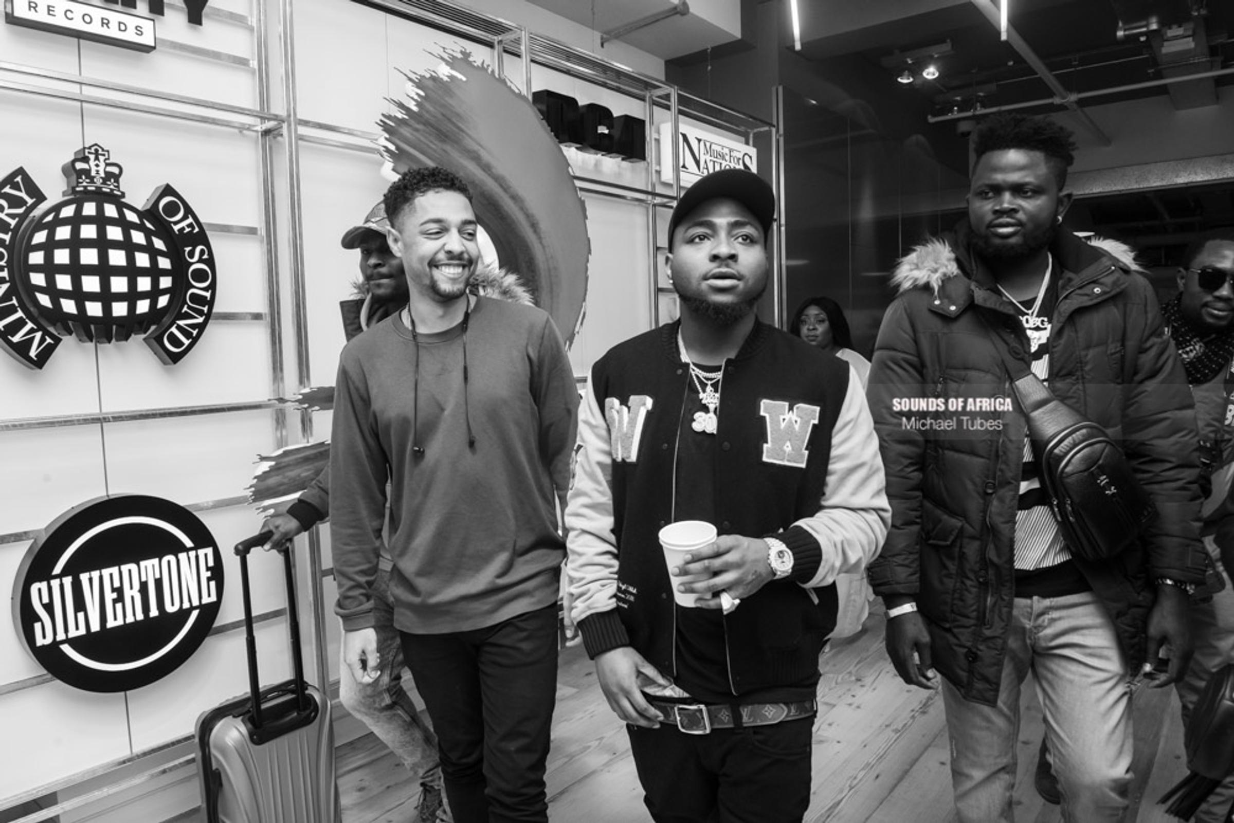London, UK. 13th February, 2018. Davido arriving for his tour press conference at Sony UK office. Photographed Michael Tubes.