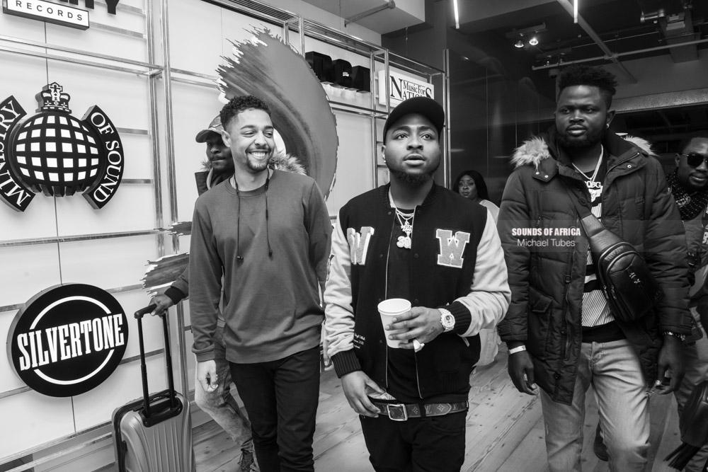 London, UK. 13th February, 2018. Davido arriving for his tour press conference at Sony UK office. Photographed Michael Tubes.