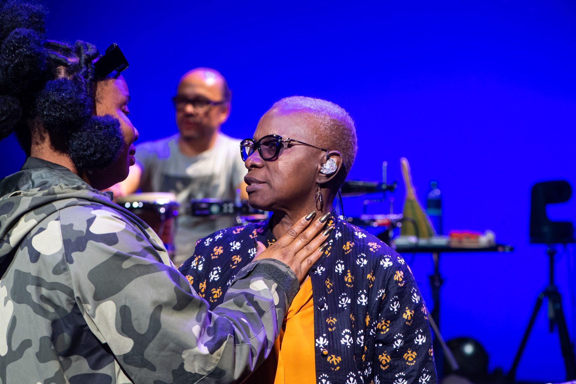 Amsterdam, Holland. 4th June 2022. Sound Check: Angelique Kidjo & Yemi Alade at Holland Festival. Photographed by Michael Tubes