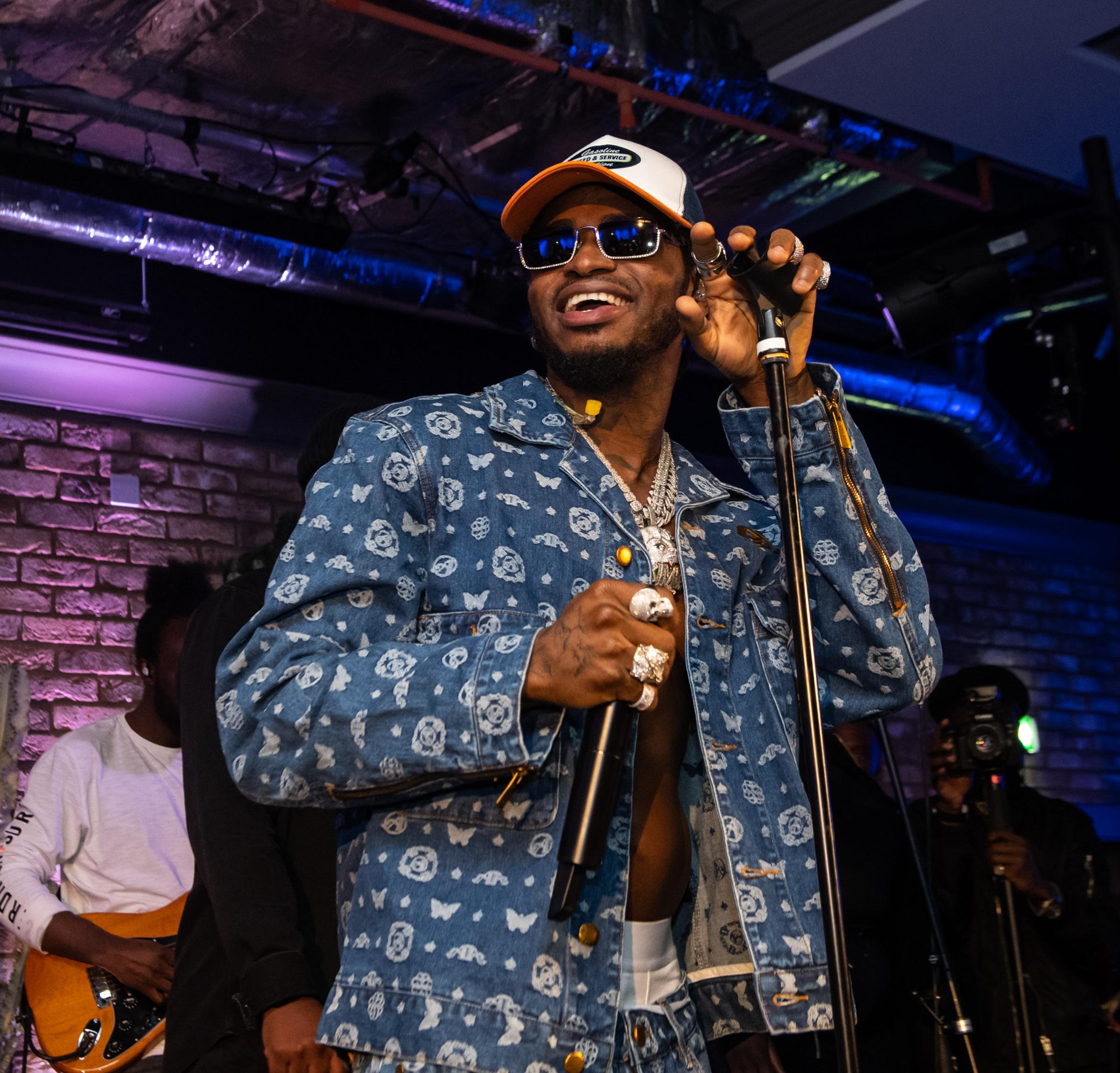 London, UK. 19th April 2022. Diamond Platnumz FOA Album Listening Party UK at Modrian Shoreditch. Photographed by Michael Tubes