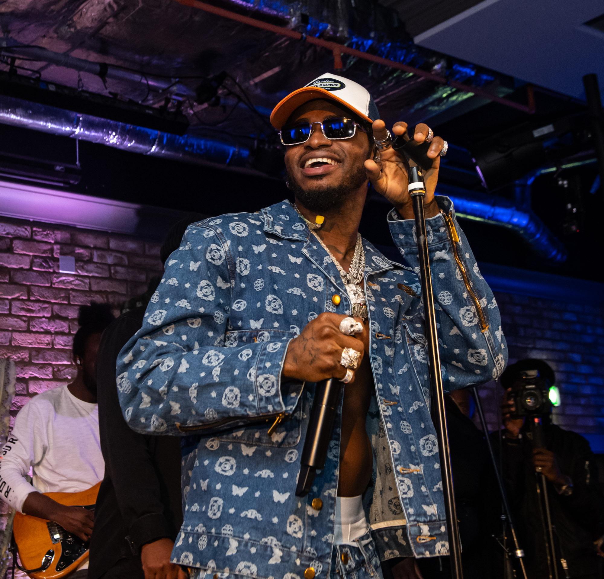 London, UK. 19th April 2022. Diamond Platnumz FOA Album Listening Party UK at Modrian Shoreditch. Photographed by Michael Tubes