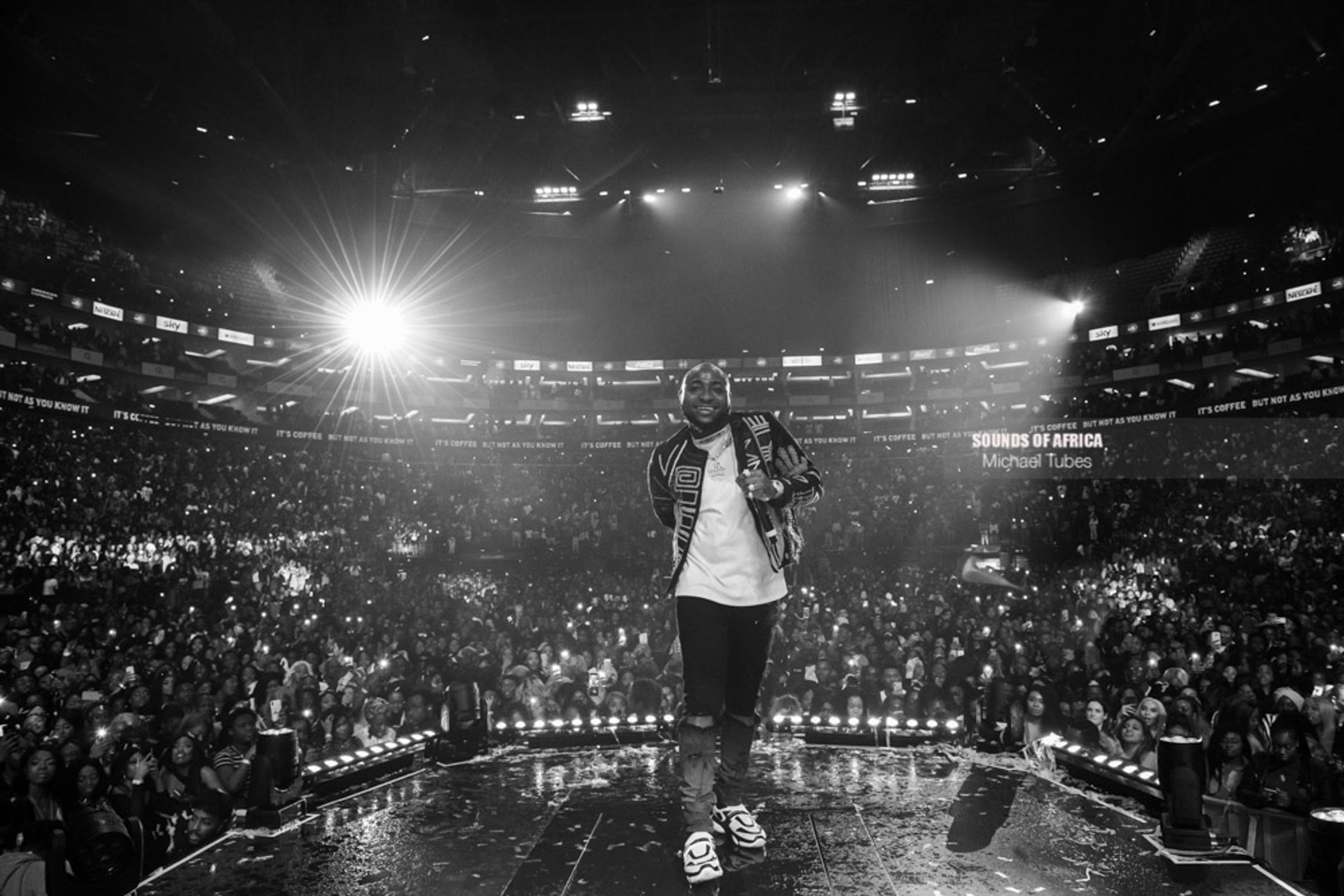 London, UK. 27th January, 2019. Davido performing live at The 02 Arena. Photographed Michael Tubes.