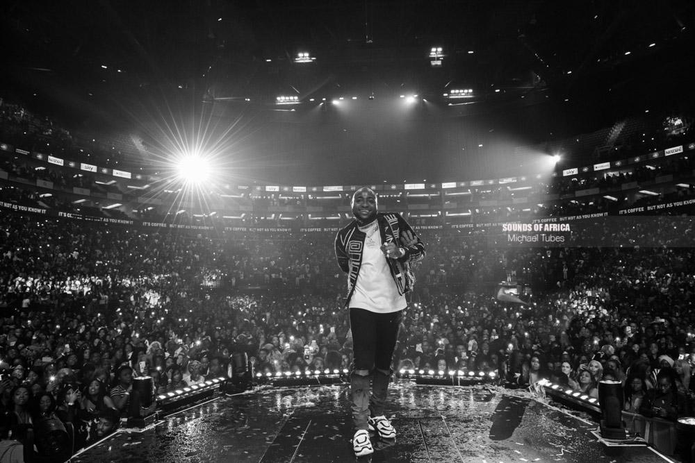 London, UK. 27th January, 2019. Davido performing live at The 02 Arena. Photographed Michael Tubes.