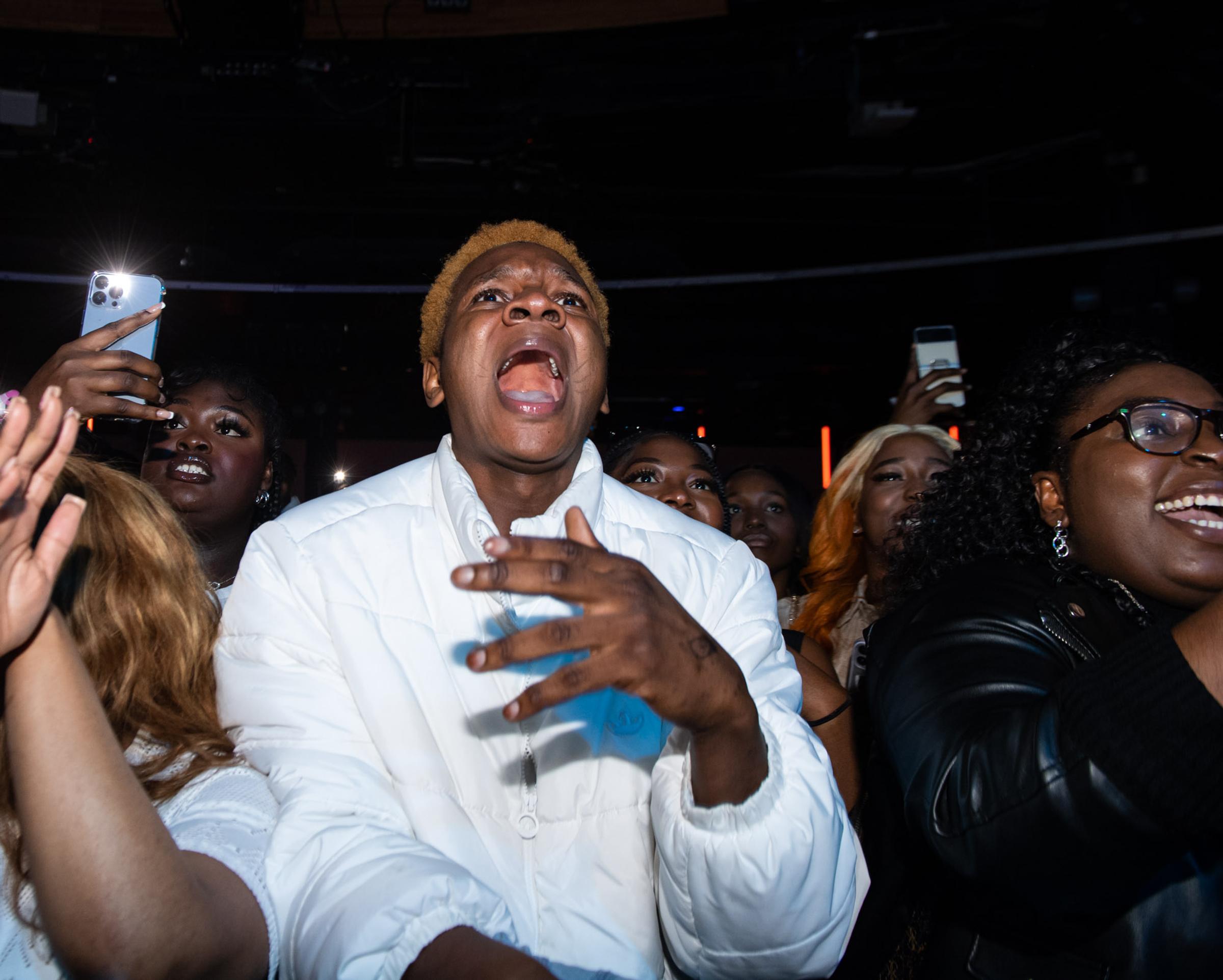 London, UK. 31st October 2021. Fans reaction to Zlatan’s performance at his Headline concert Indigo at The O₂. Photographed by Michael Tubes